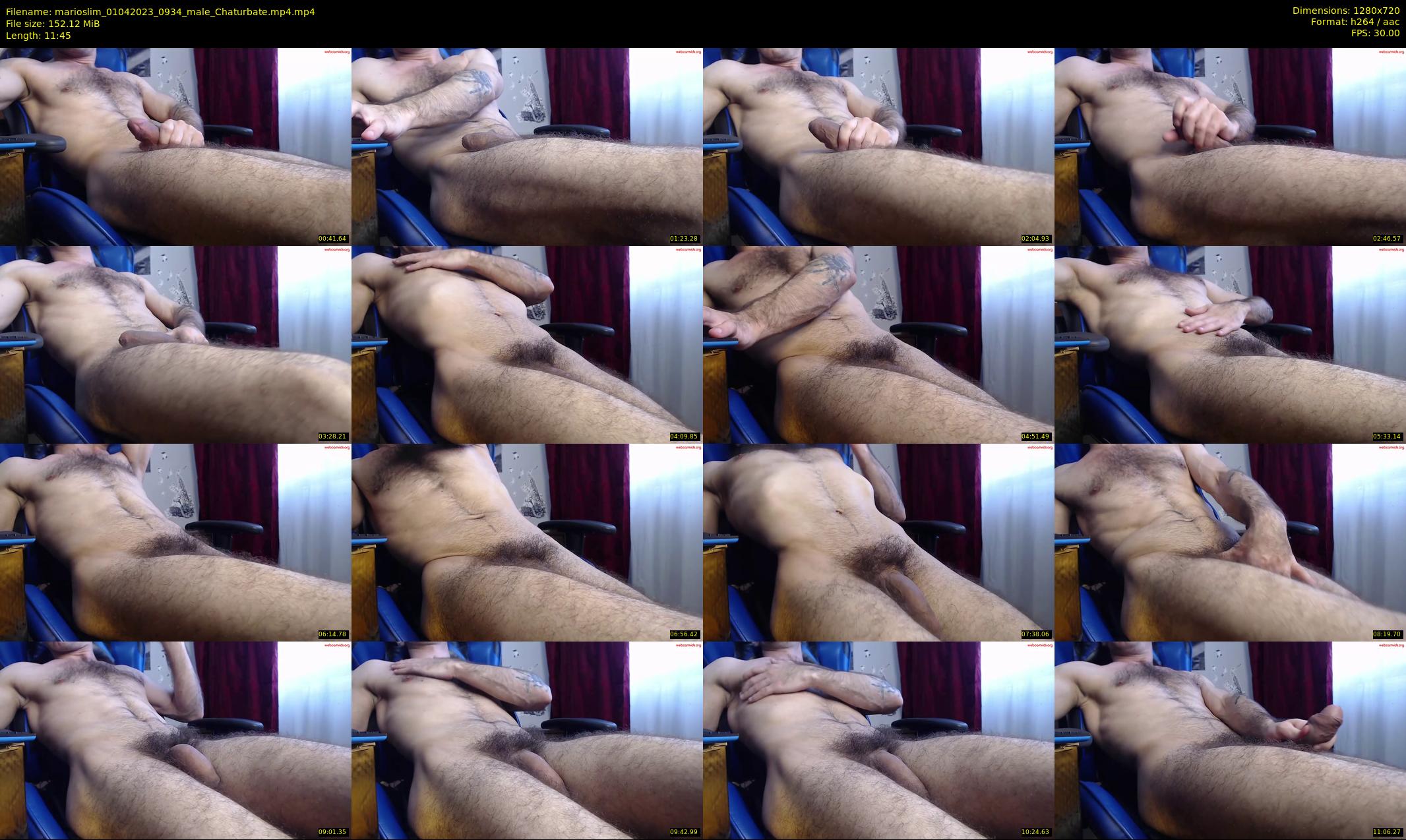 marioslim — 12 minute Chaturbate male cam show recording, 720p, Apr 1, 2023