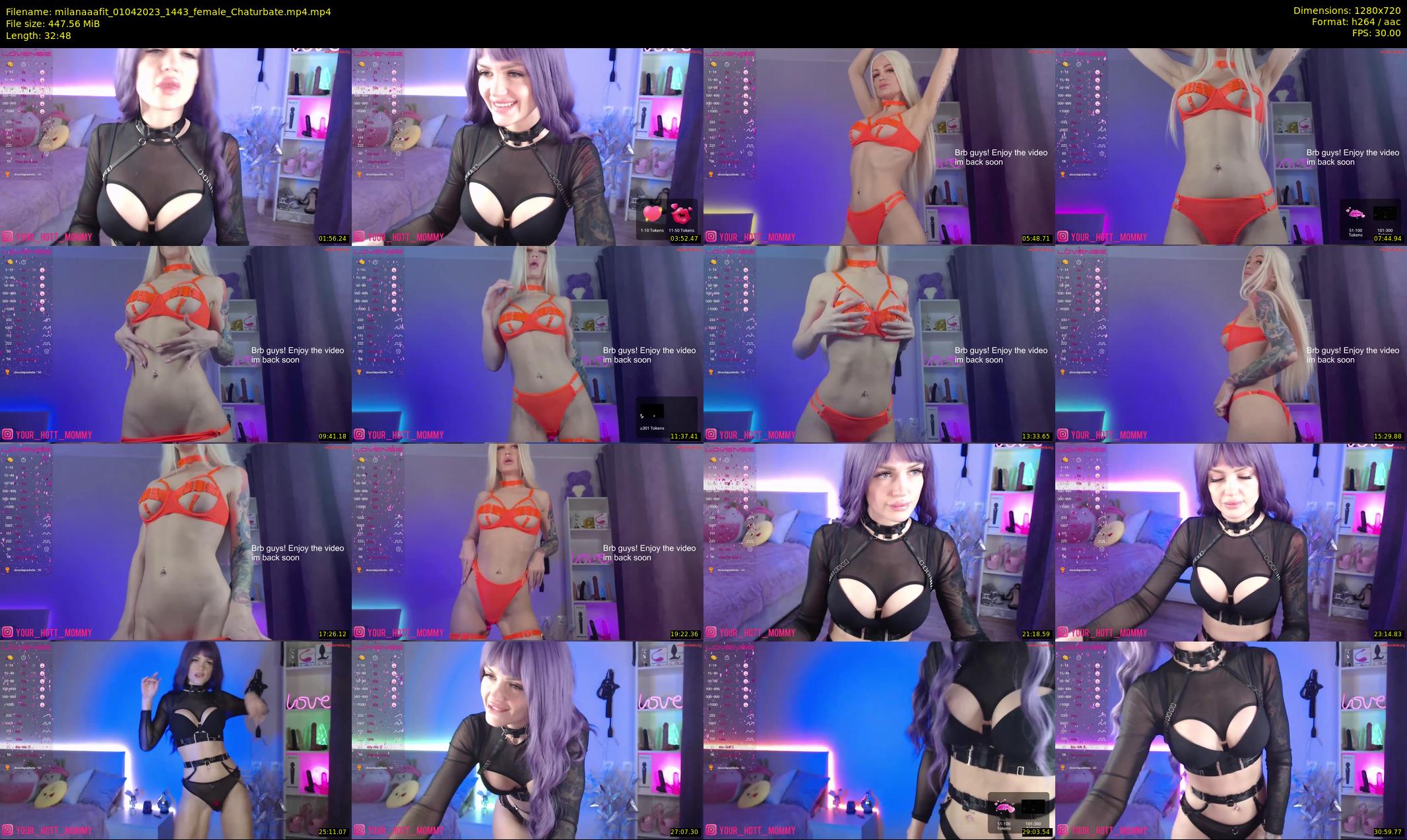 milanaaafit — 33 minute Chaturbate couple cam show recording, 720p, Apr 1, 2023