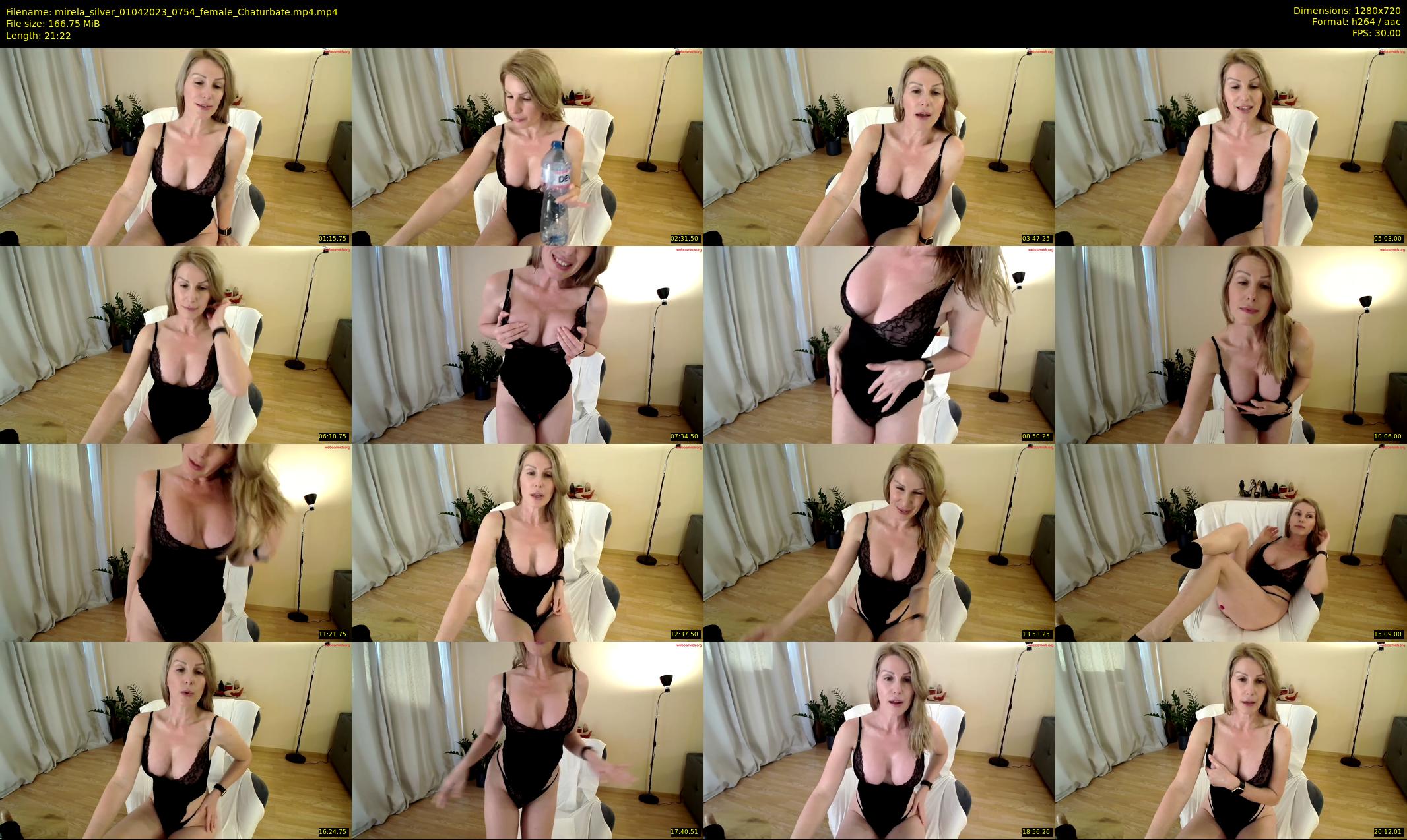 mirela_silver — 22 minute Chaturbate female cam show recording, 720p, Apr 1, 2023