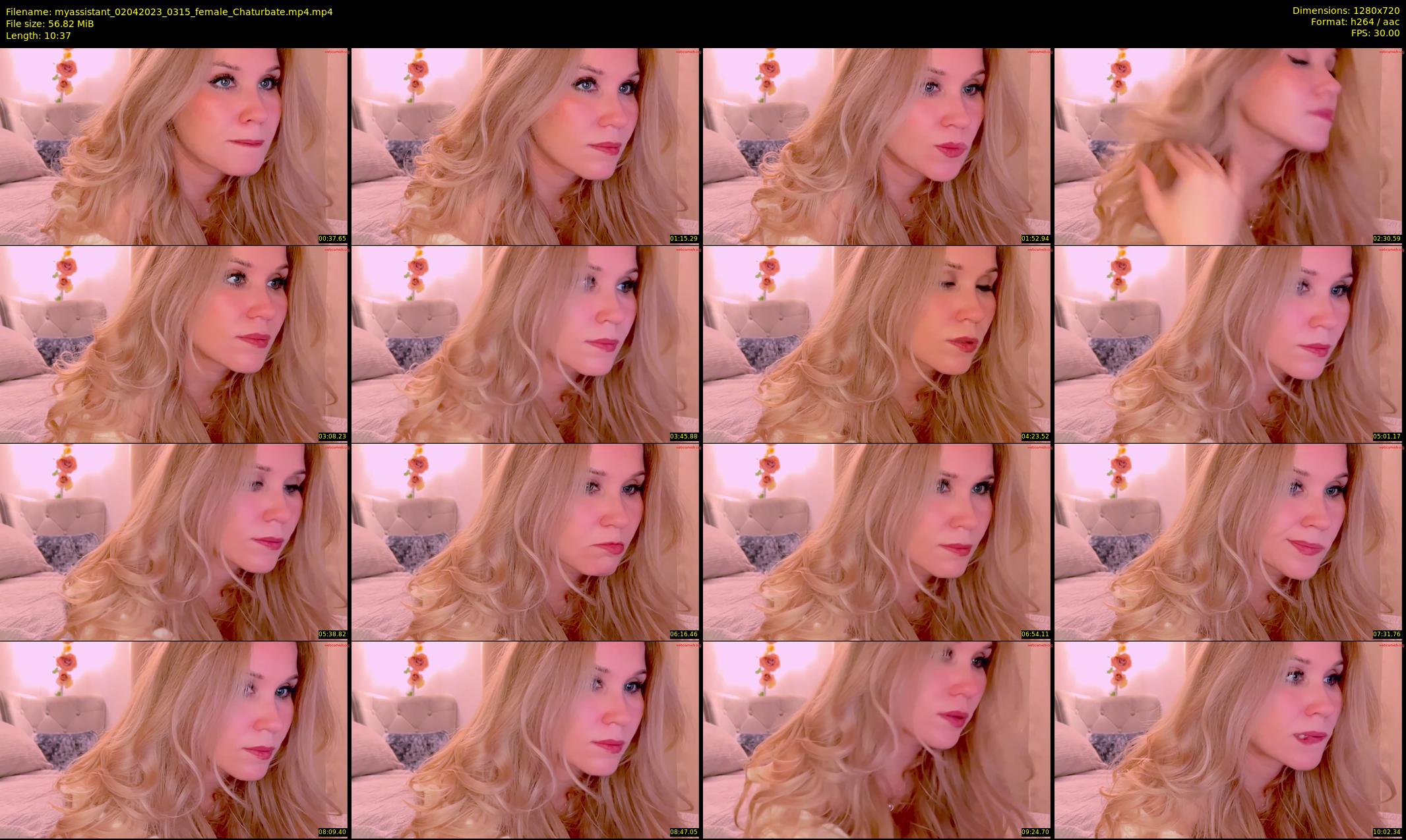 myassistant — 11 minute Chaturbate female cam show recording, 720p, Apr 2, 2023