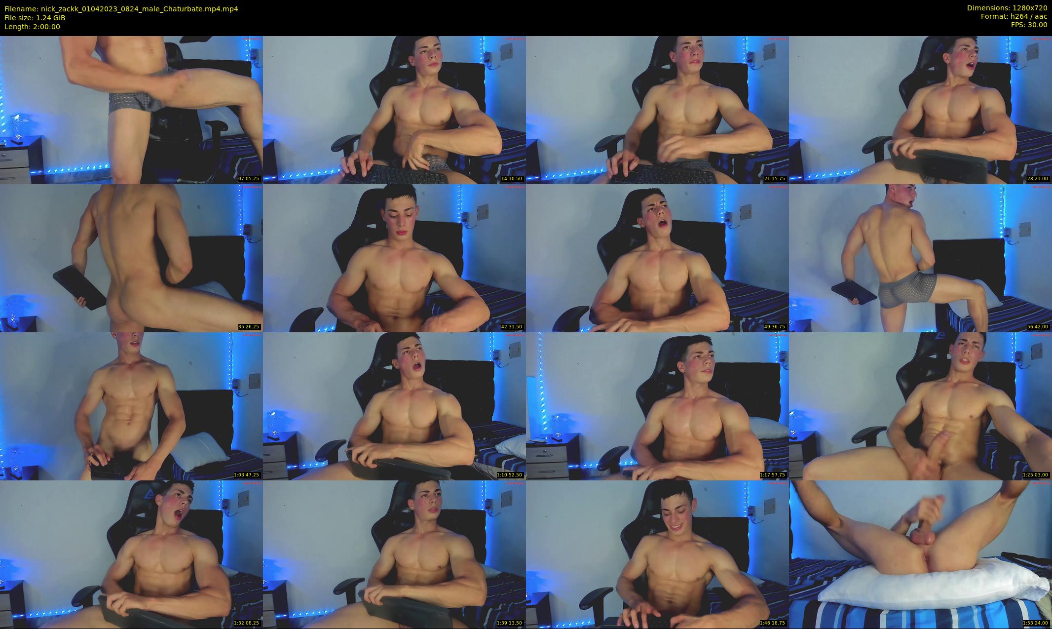 nick_zackk — 120 minute Chaturbate male cam show recording, 720p, Apr 1, 2023