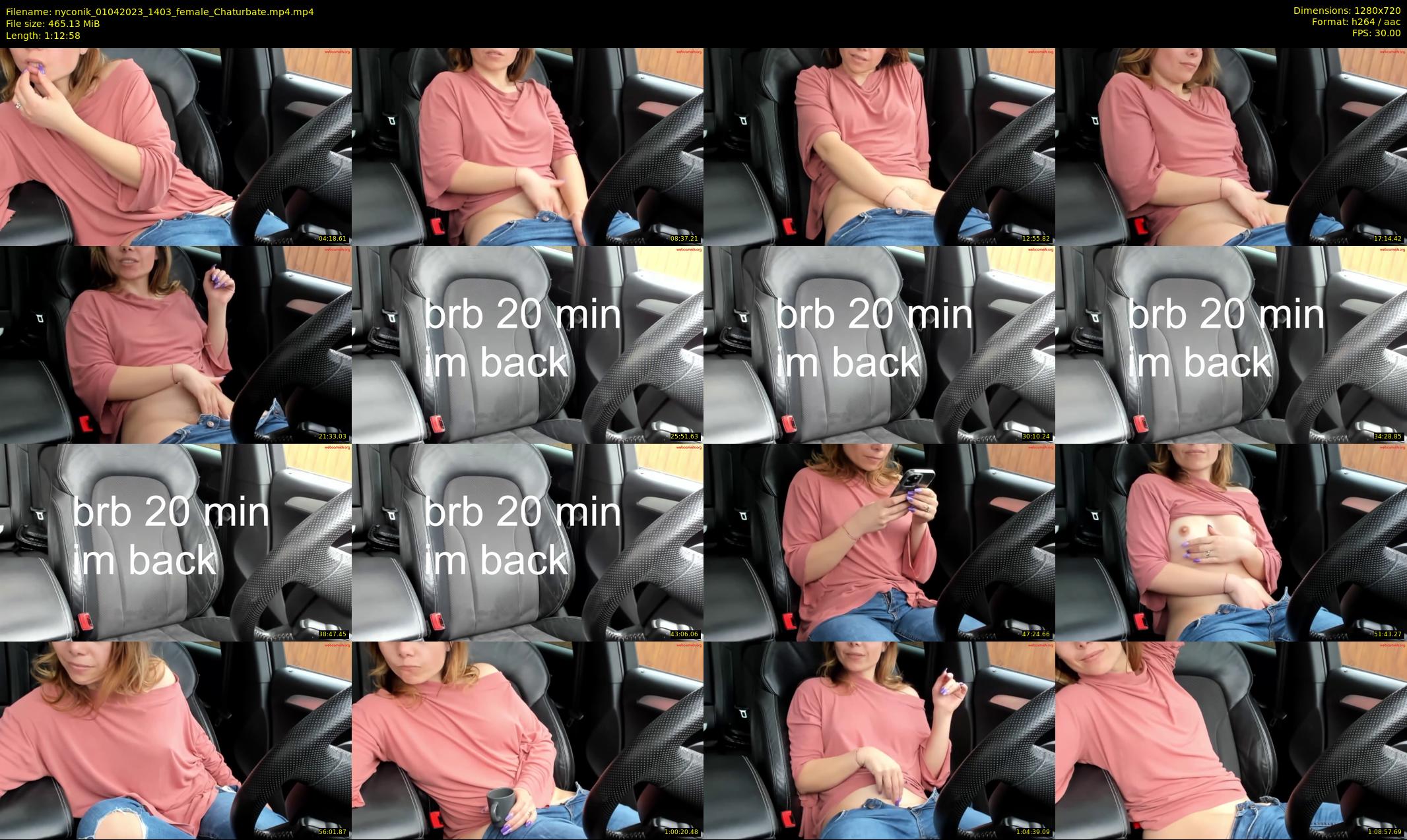 nyconik — 73 minute Chaturbate female cam show recording, 720p, Apr 1, 2023