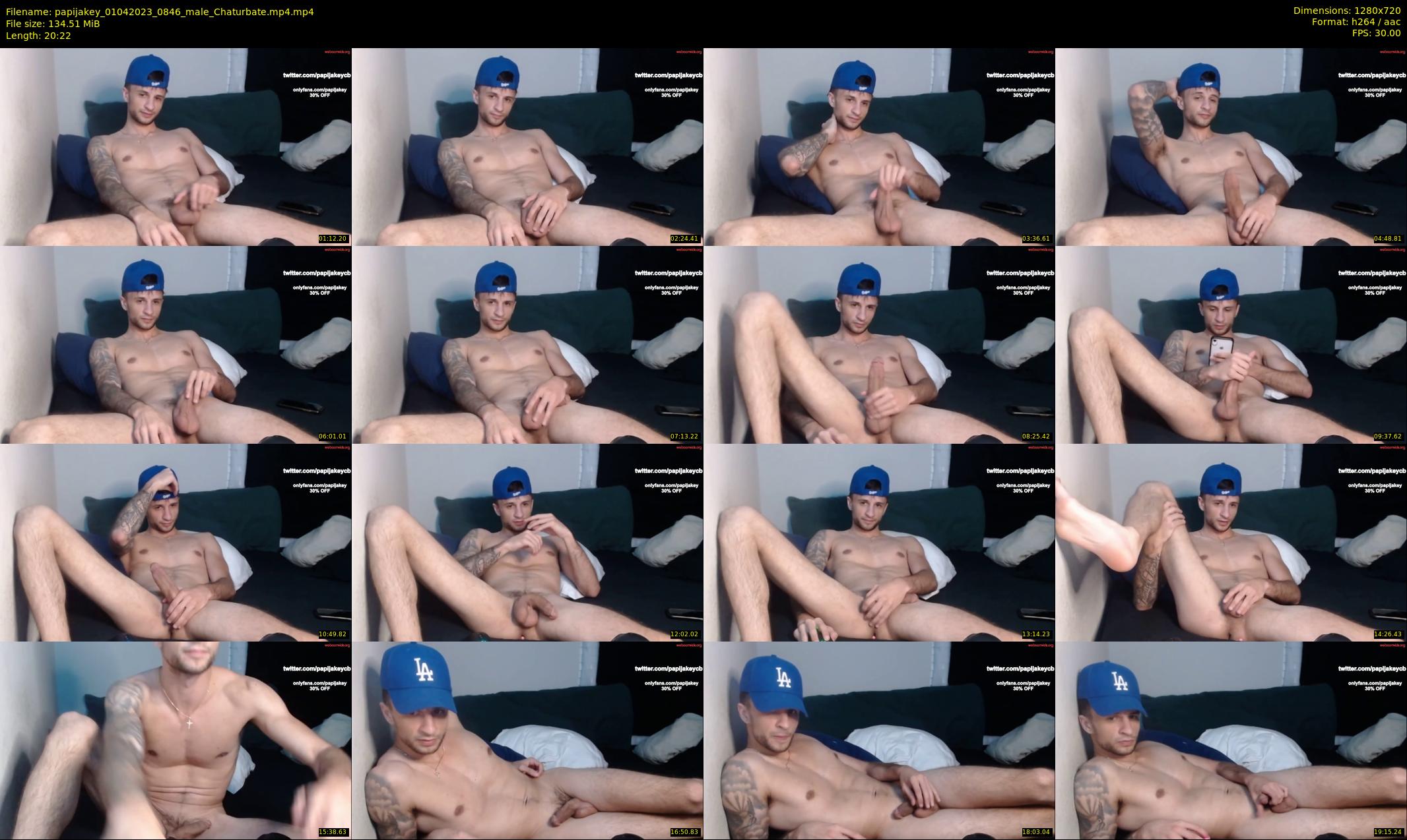 papijakey — 21 minute Chaturbate male cam show recording, 720p, Apr 1, 2023
