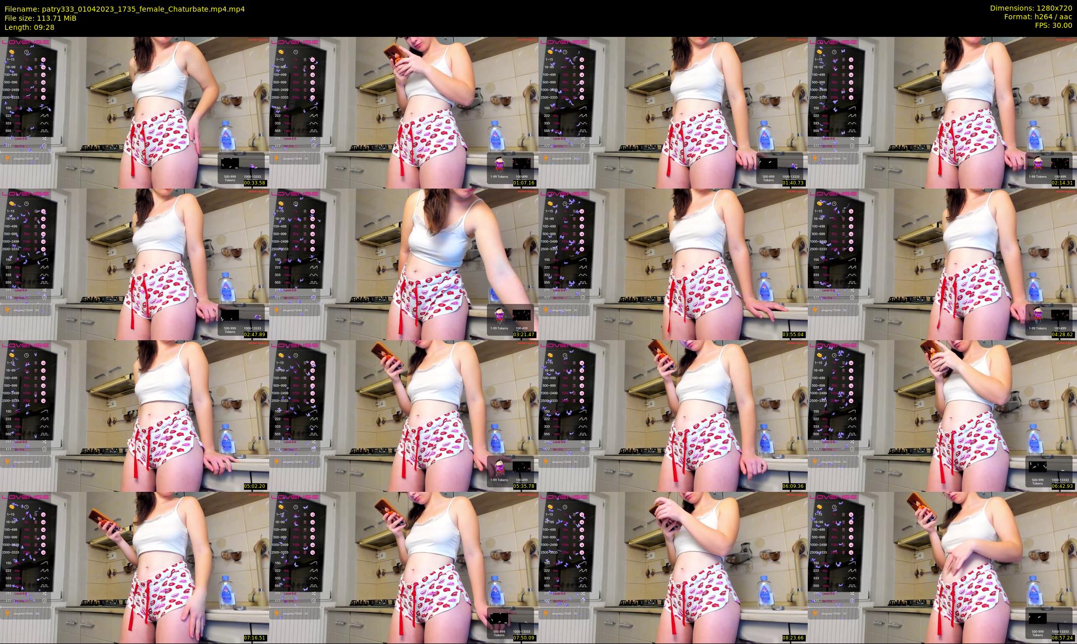 patry333 — 10 minute Chaturbate female cam show recording, 720p, Apr 1, 2023