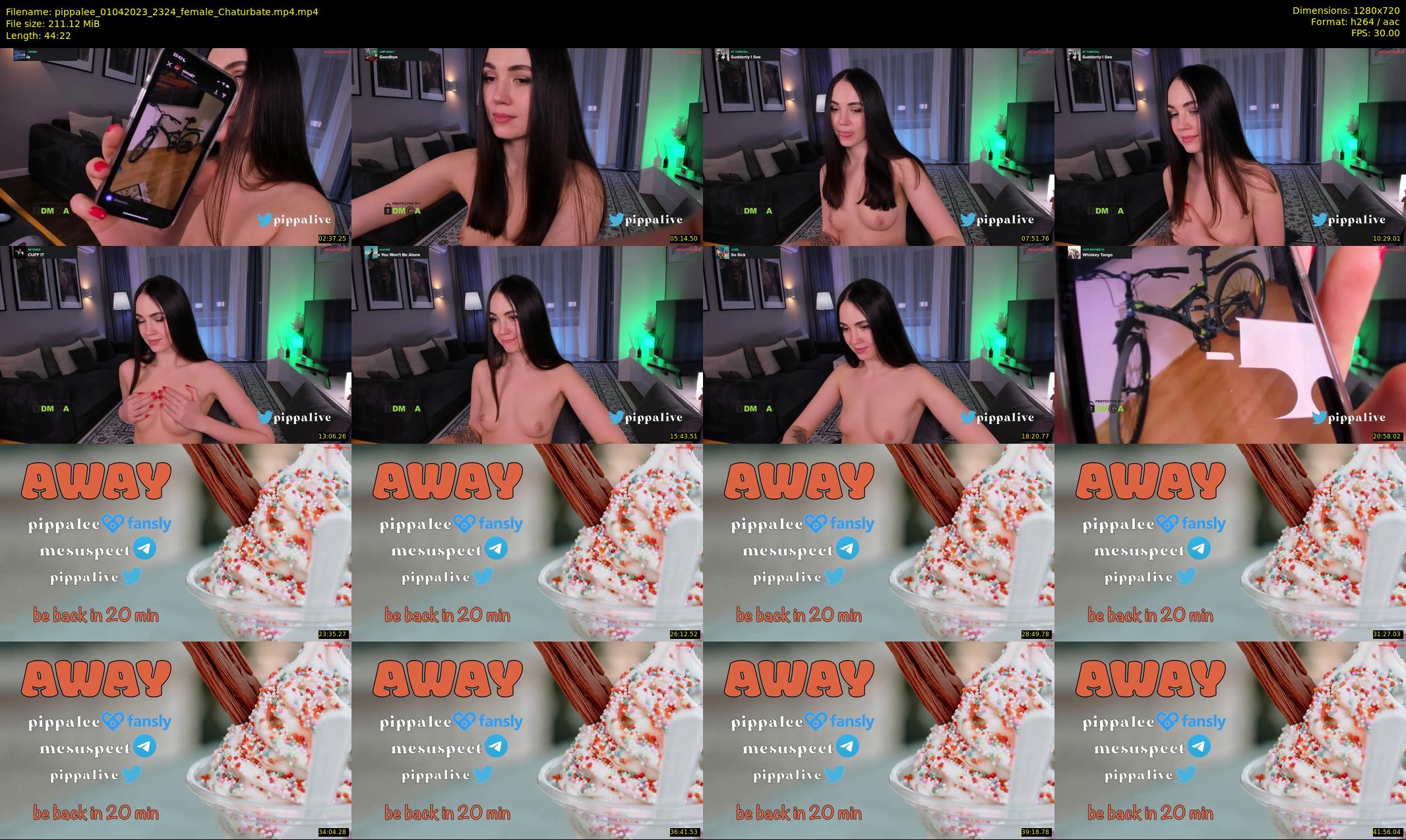 pippalee — 45 minute Chaturbate female cam show recording, 720p, Apr 1, 2023