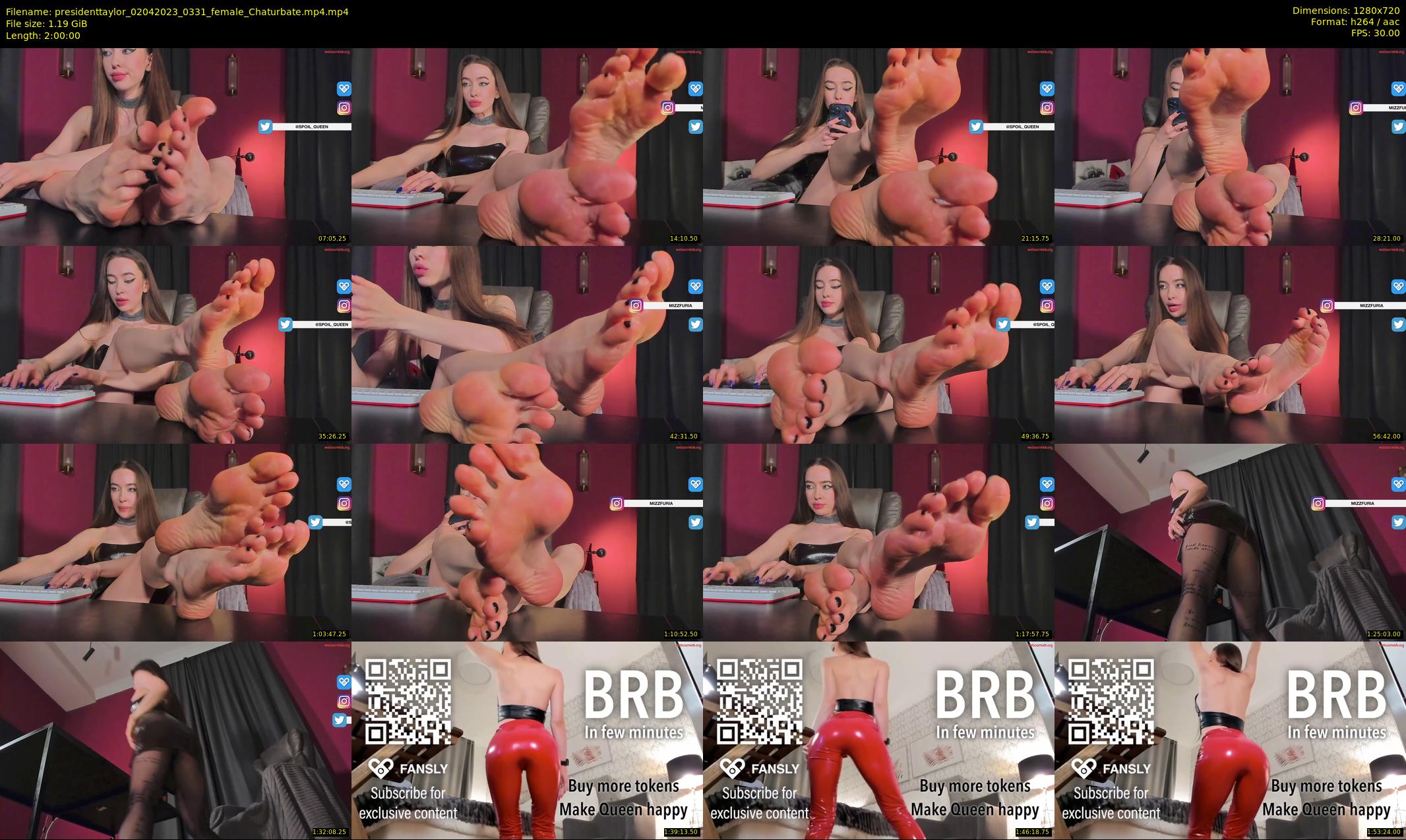 presidenttaylor — 120 minute Chaturbate female cam show recording, 720p, Apr 2, 2023