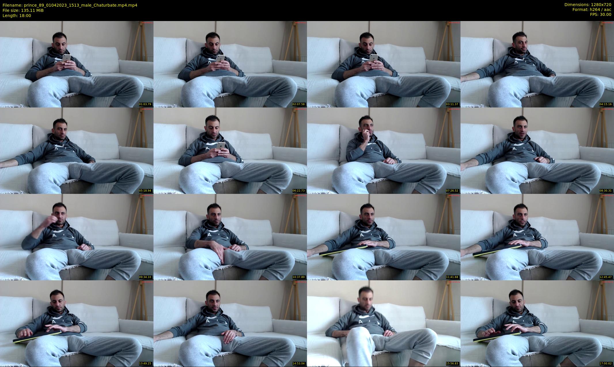 prince_89 — 18 minute Chaturbate male cam show recording, 720p, Apr 1, 2023