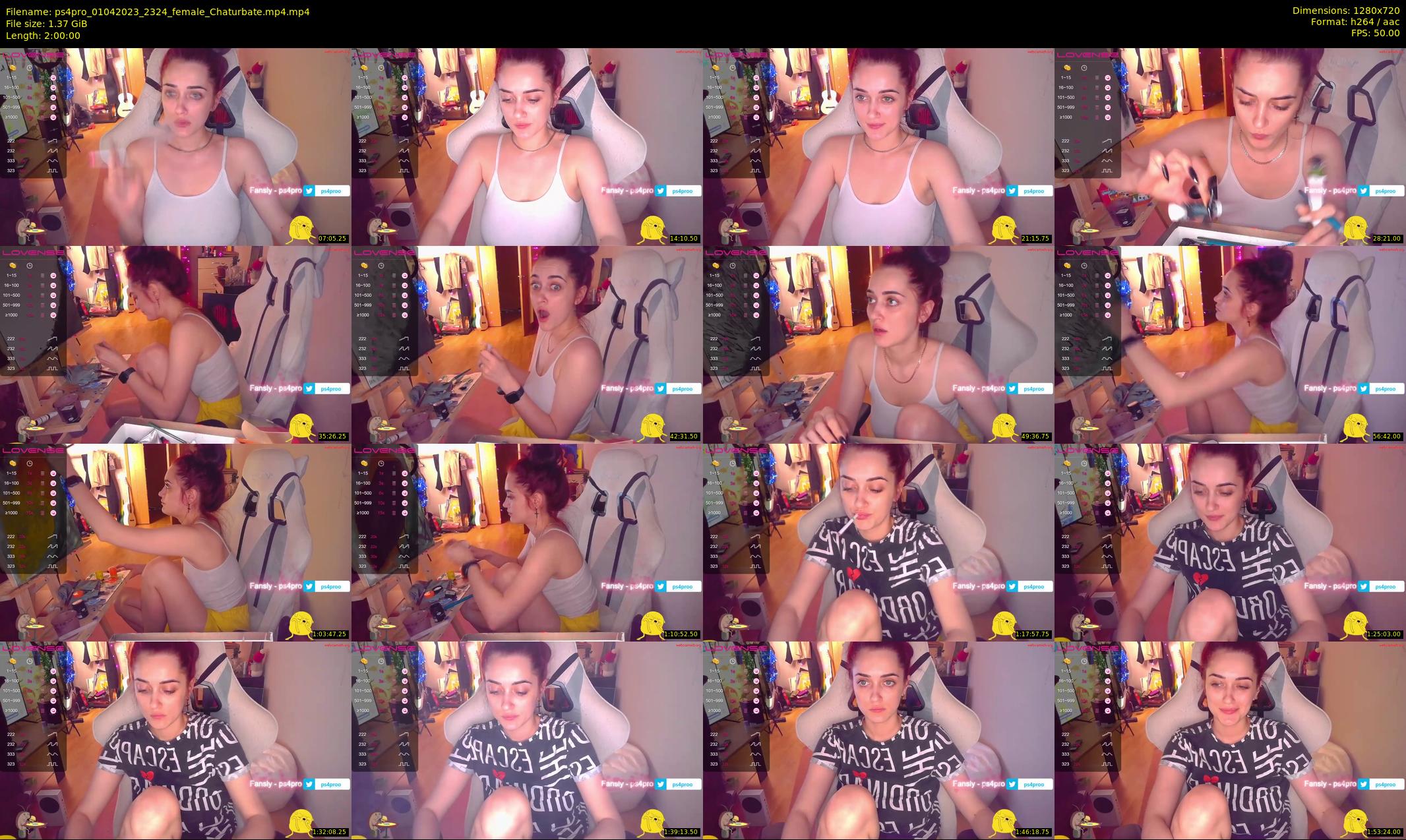 ps4pro — 120 minute Chaturbate female cam show recording, 720p, Apr 1, 2023