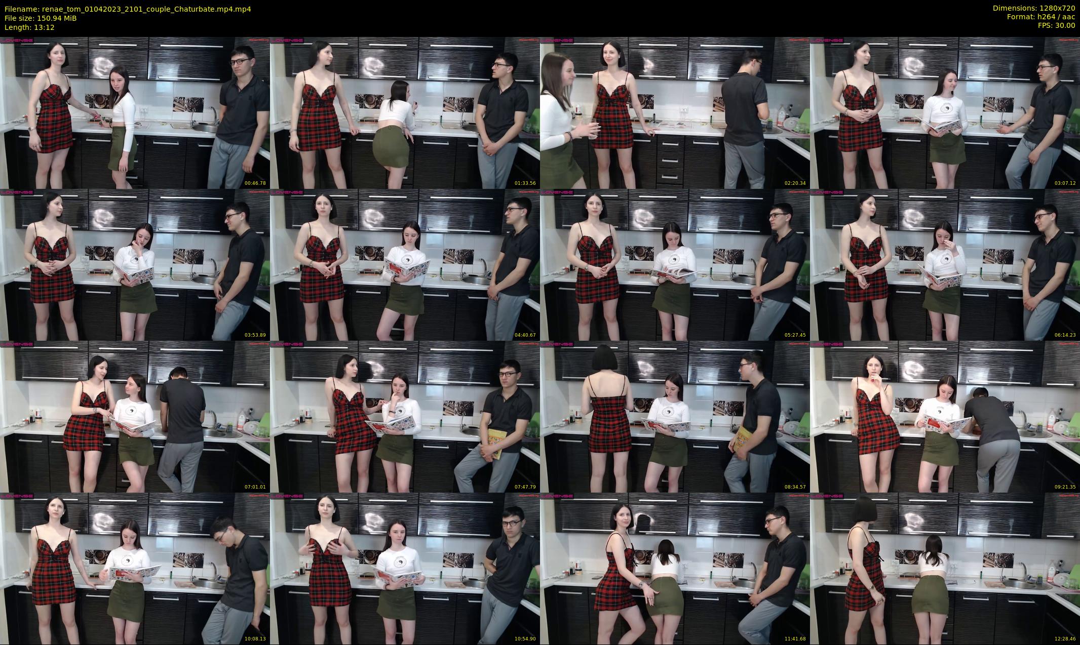 renae_tom — 14 minute Chaturbate couple cam show recording, 720p, Apr 1, 2023