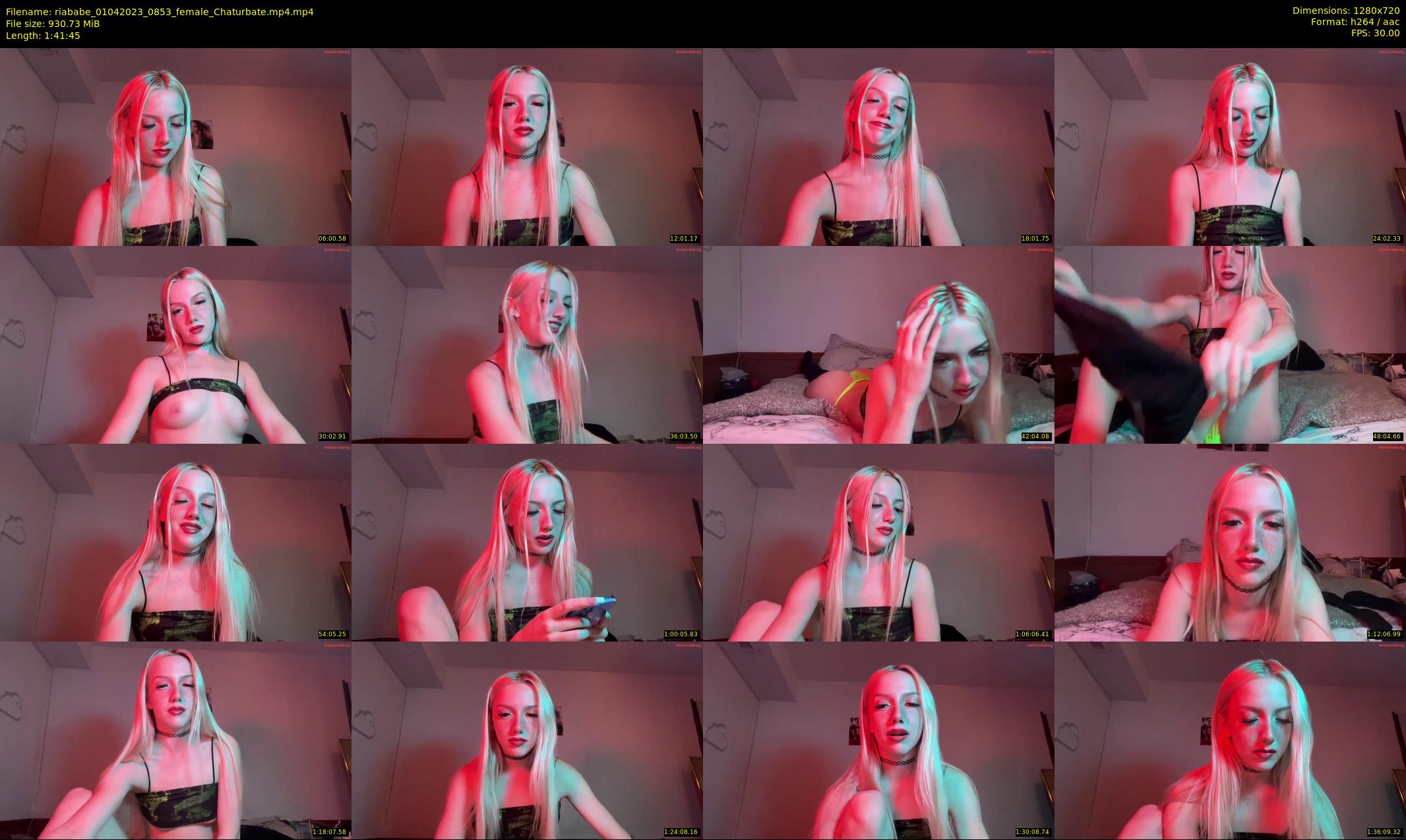 riababe — 102 minute Chaturbate female cam show recording, 720p, Apr 1, 2023