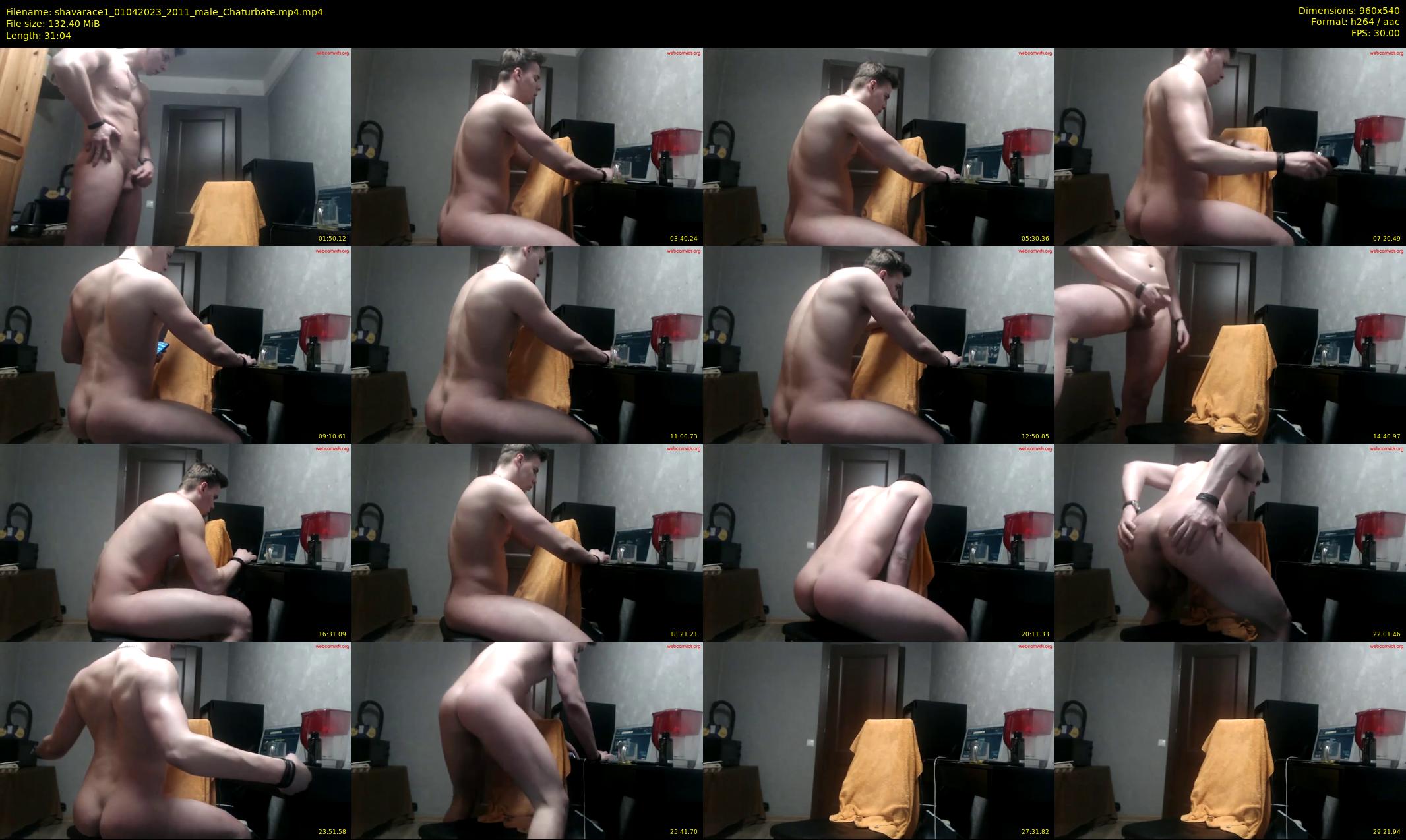 shavarace1 — 32 minute Chaturbate male cam show recording, 480p, Apr 1, 2023