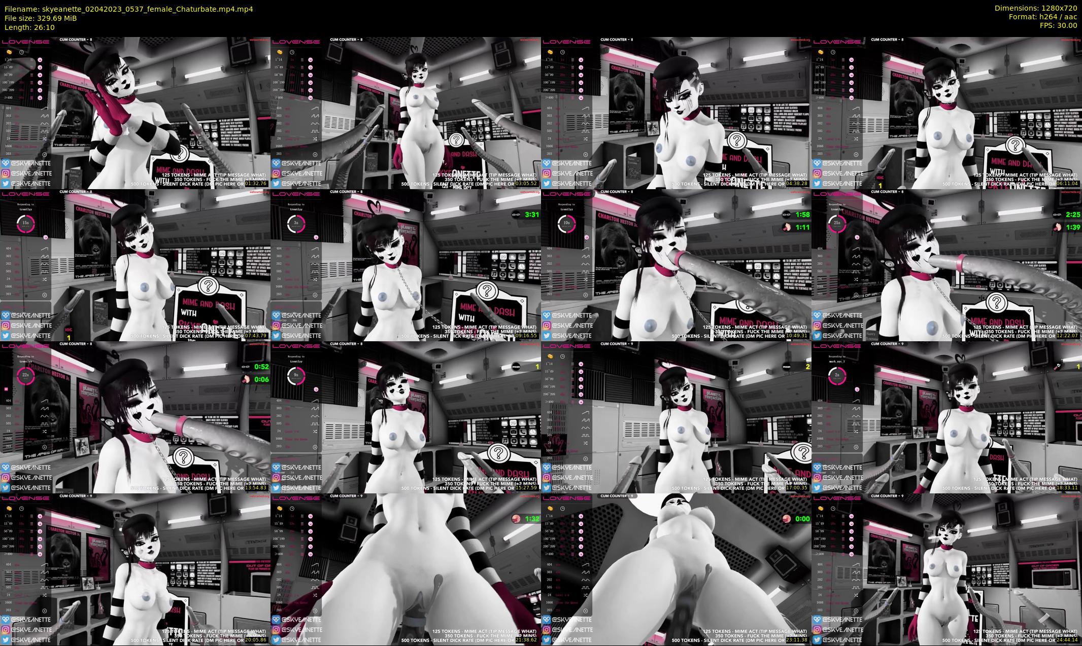 skyeanette — 27 minute Chaturbate female cam show recording, 720p, Apr 2, 2023