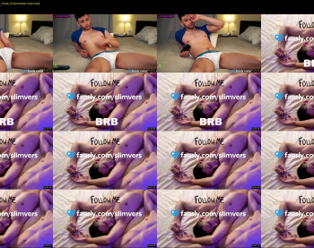 slimvers — 8 minute Chaturbate male cam show recording, 720p, Apr 1, 2023