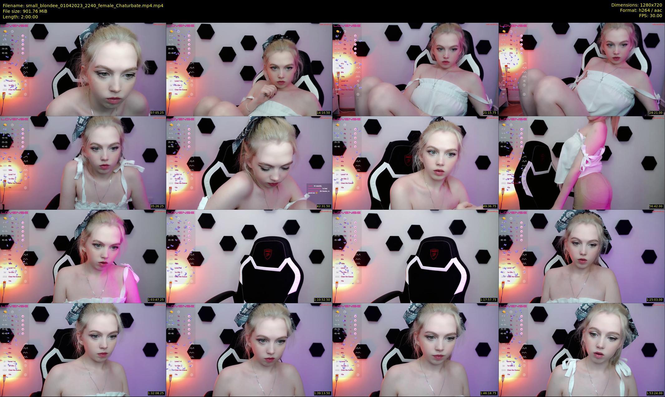 small_blondee — 120 minute Chaturbate female cam show recording, 720p, Apr 1, 2023