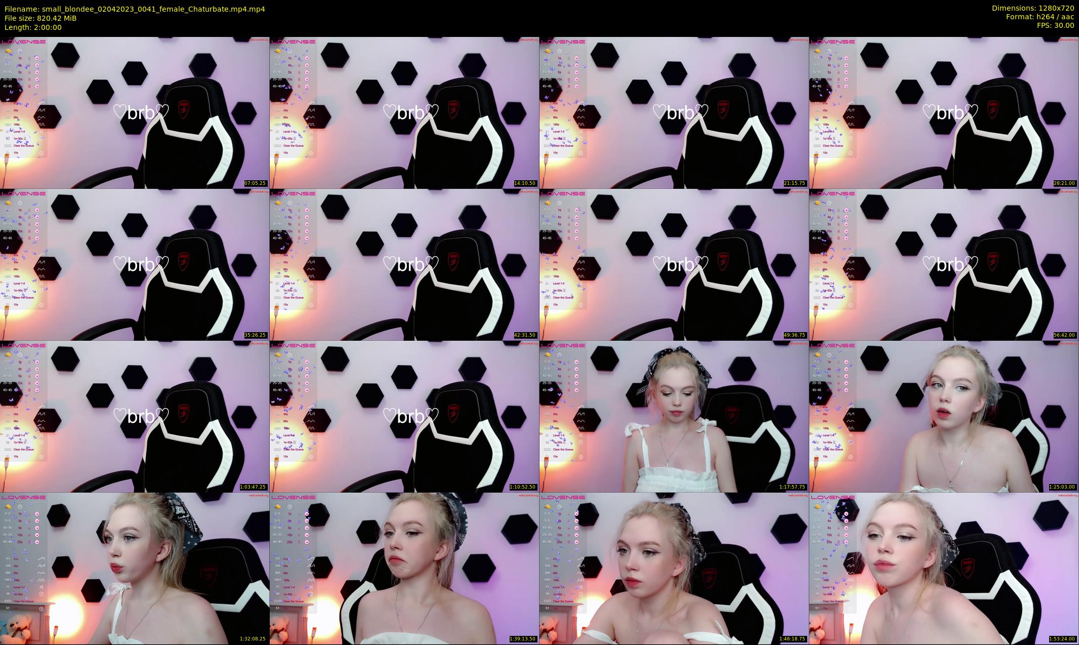 small_blondee — 120 minute Chaturbate female cam show recording, 720p, Apr 2, 2023
