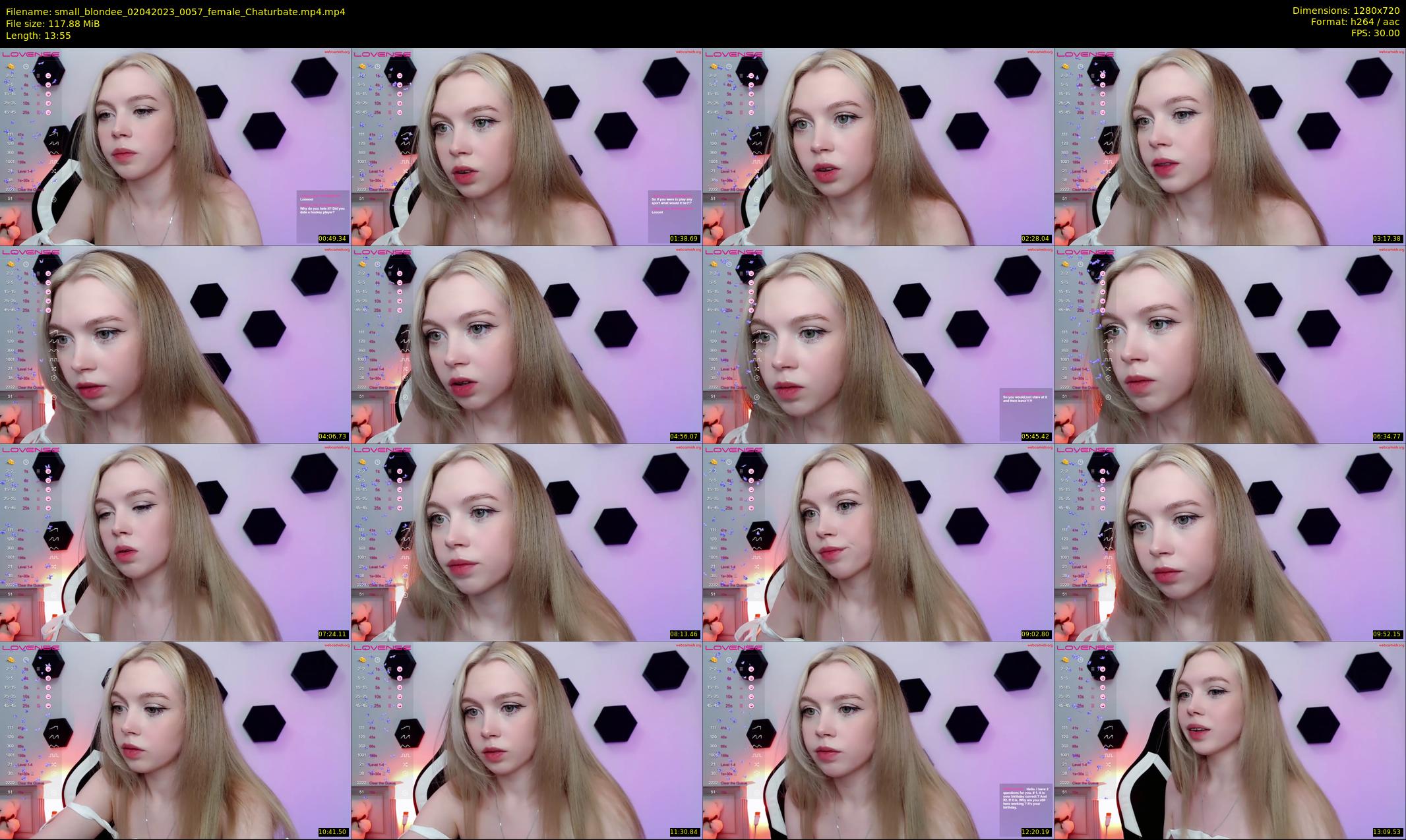 small_blondee — 14 minute Chaturbate female cam show recording, 720p, Apr 2, 2023