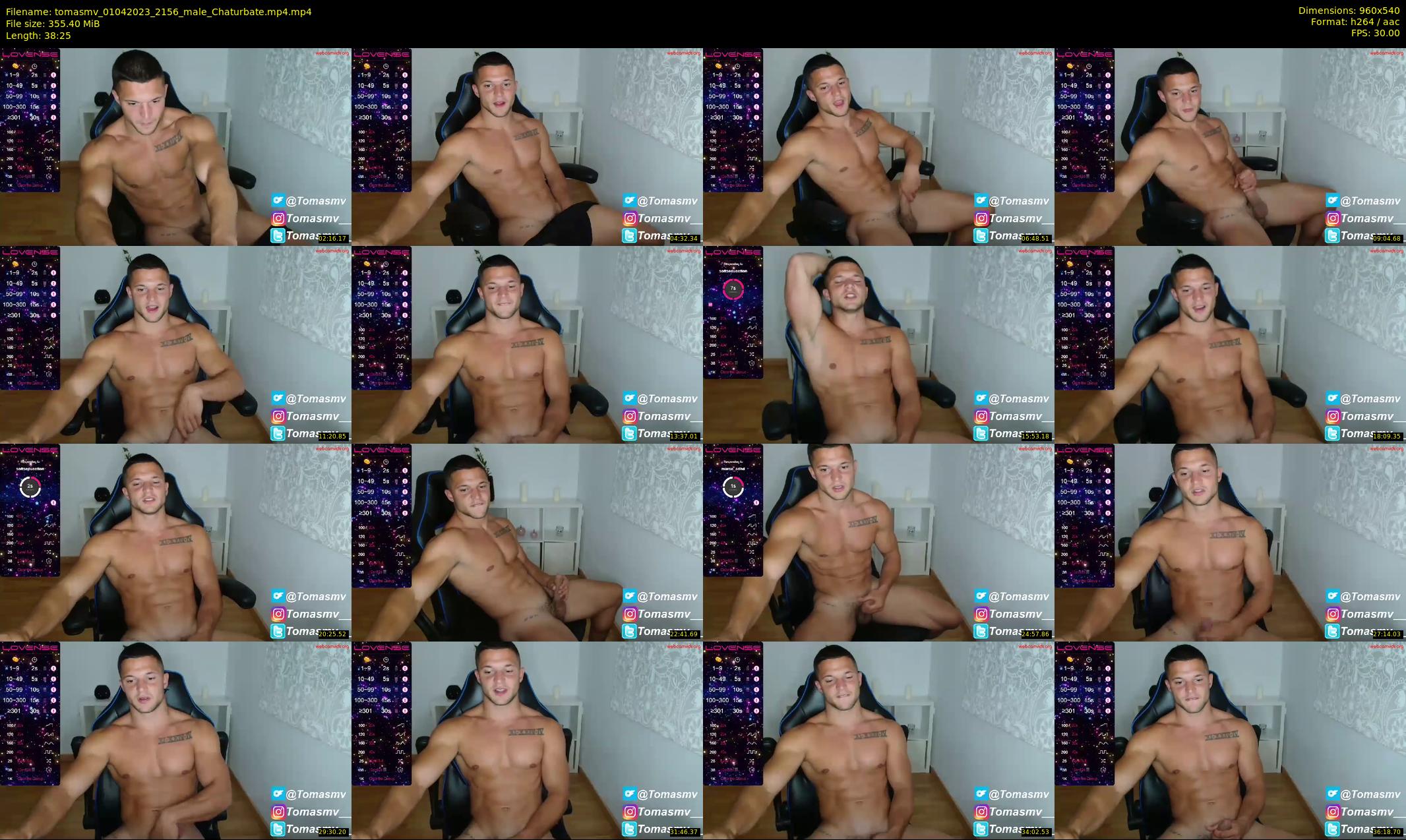 tomasmv — 39 minute Chaturbate male cam show recording, 480p, Apr 1, 2023