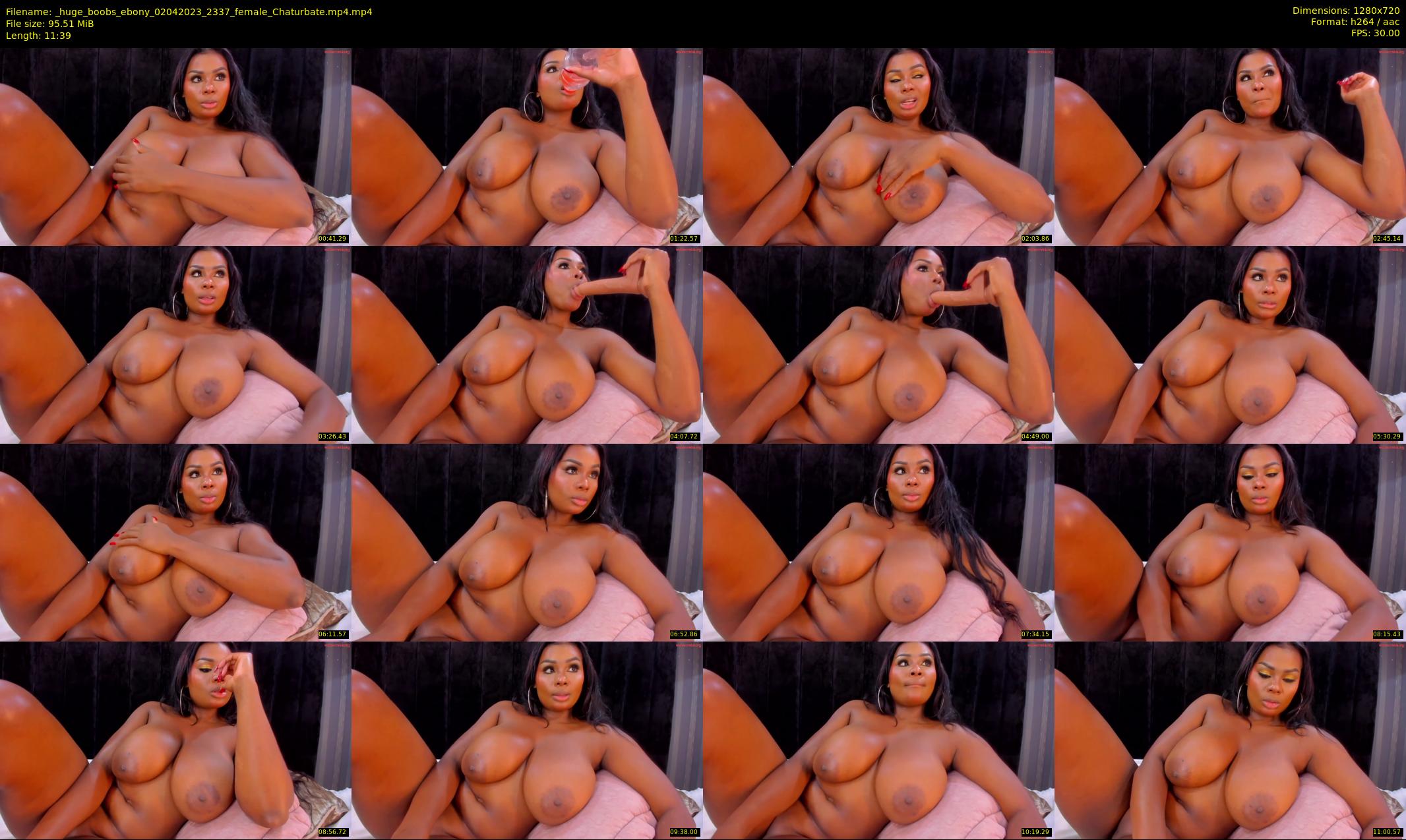 _huge_boobs_ebony — 12 minute Chaturbate female cam show recording, 720p, Apr 2, 2023
