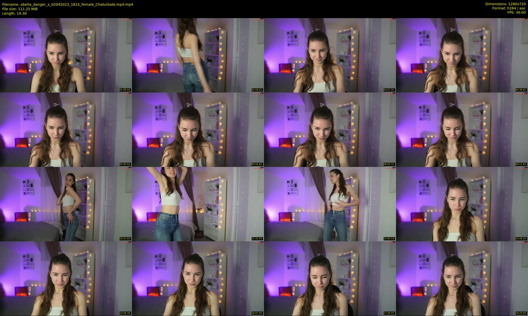 abella_danger_x — 20 minute Chaturbate female cam show recording, 720p, Apr 2, 2023