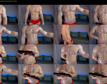 adam_muscle_ — 15 minute Chaturbate male cam show recording, 720p, Apr 3, 2023