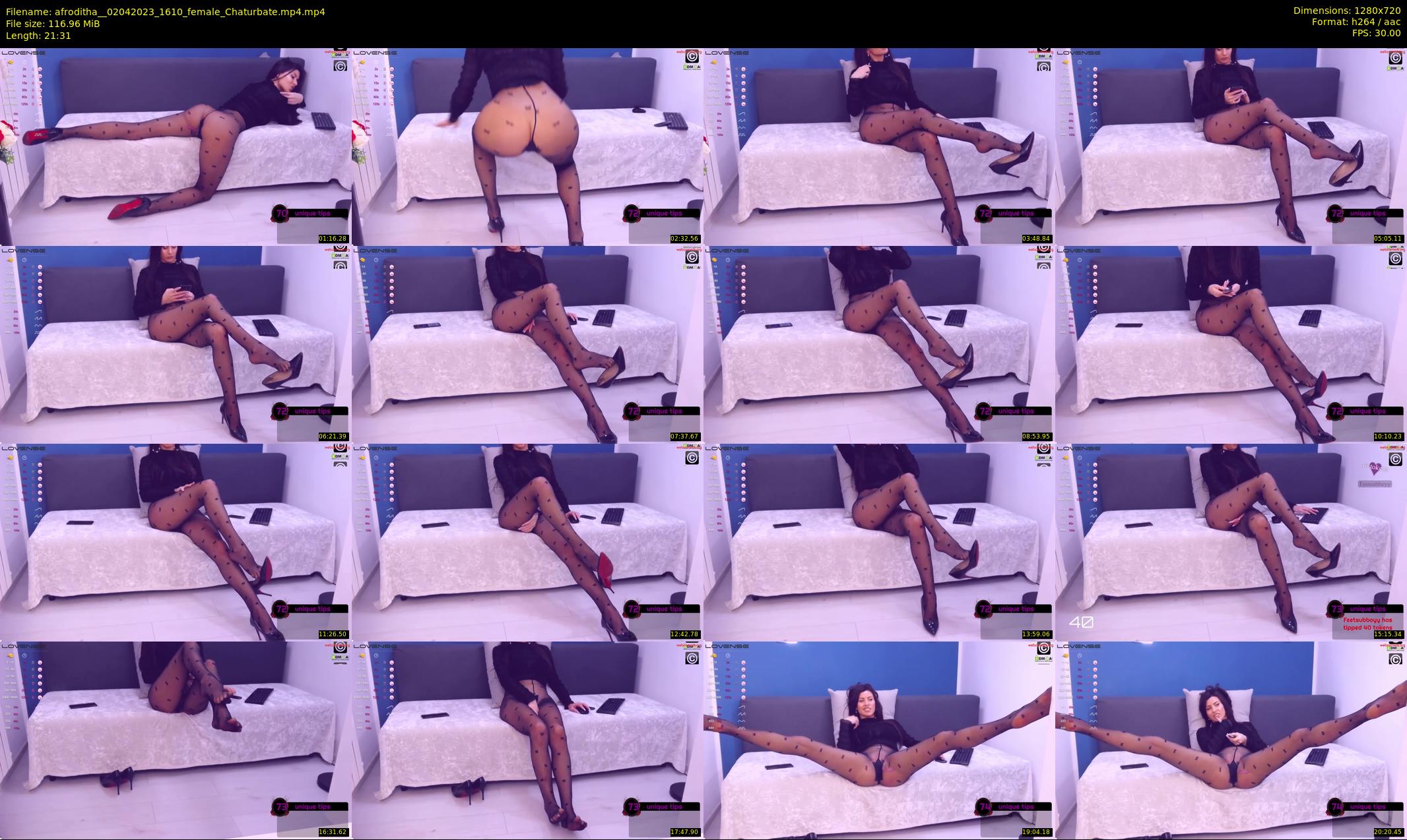 afroditha_ — 22 minute Chaturbate female cam show recording, 720p, Apr 2, 2023