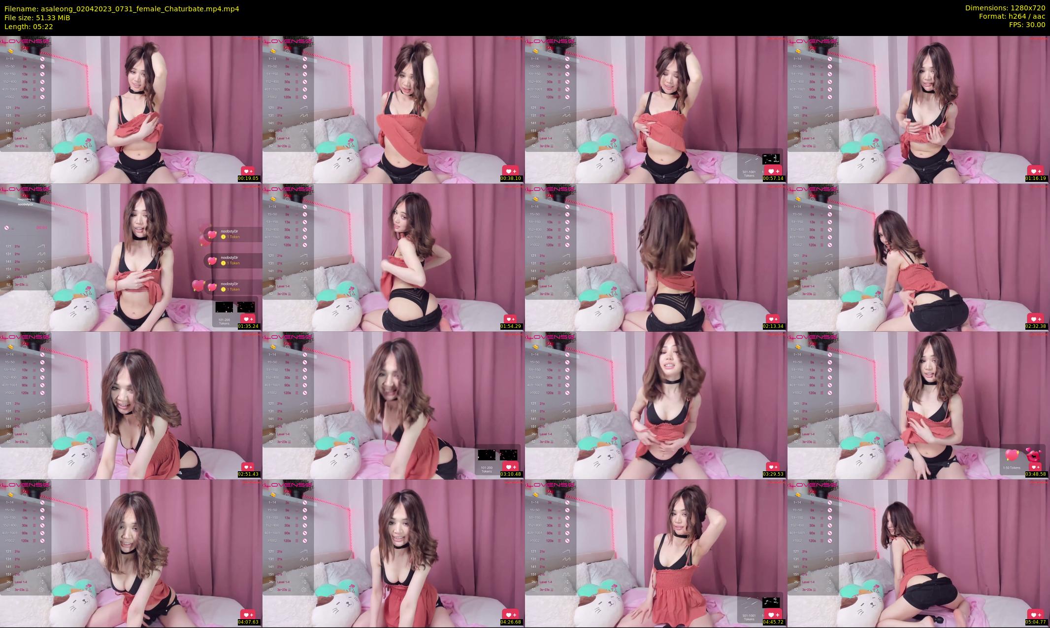 asaleong — 6 minute Chaturbate female cam show recording, 720p, Apr 2, 2023
