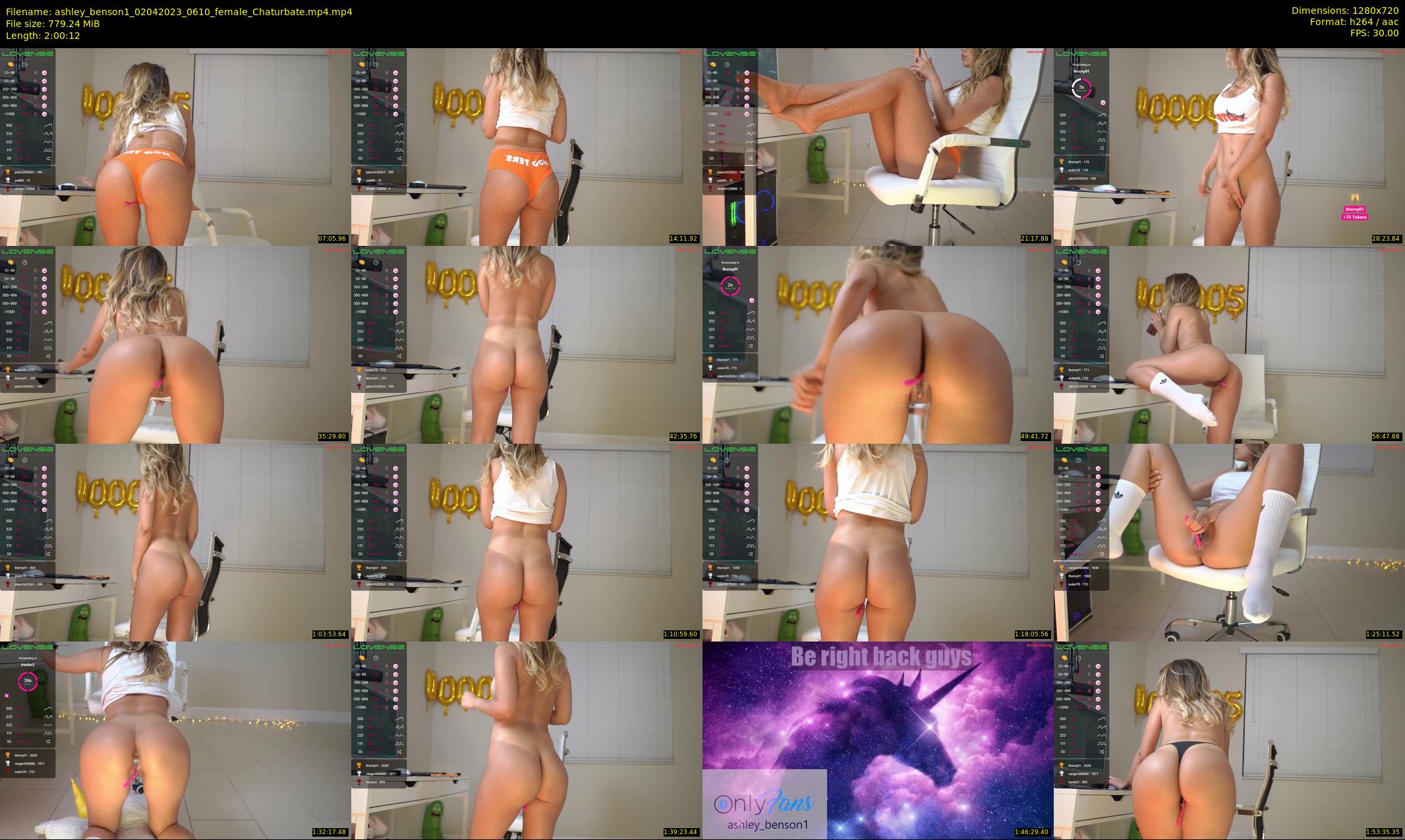 ashley_benson1 — 121 minute Chaturbate female cam show recording, 720p, Apr 2, 2023