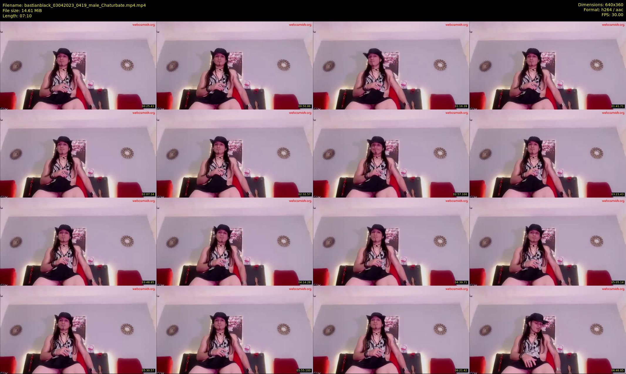 bastianblack — 8 minute Chaturbate male cam show recording, 360p, Apr 3, 2023