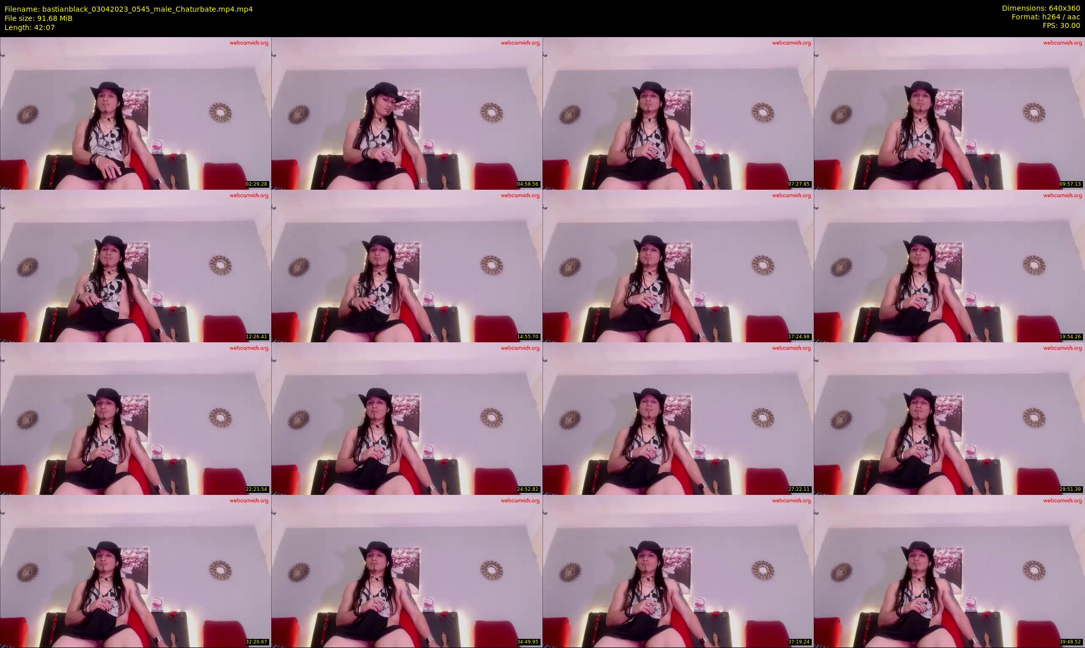 bastianblack — 43 minute Chaturbate male cam show recording, 360p, Apr 3, 2023