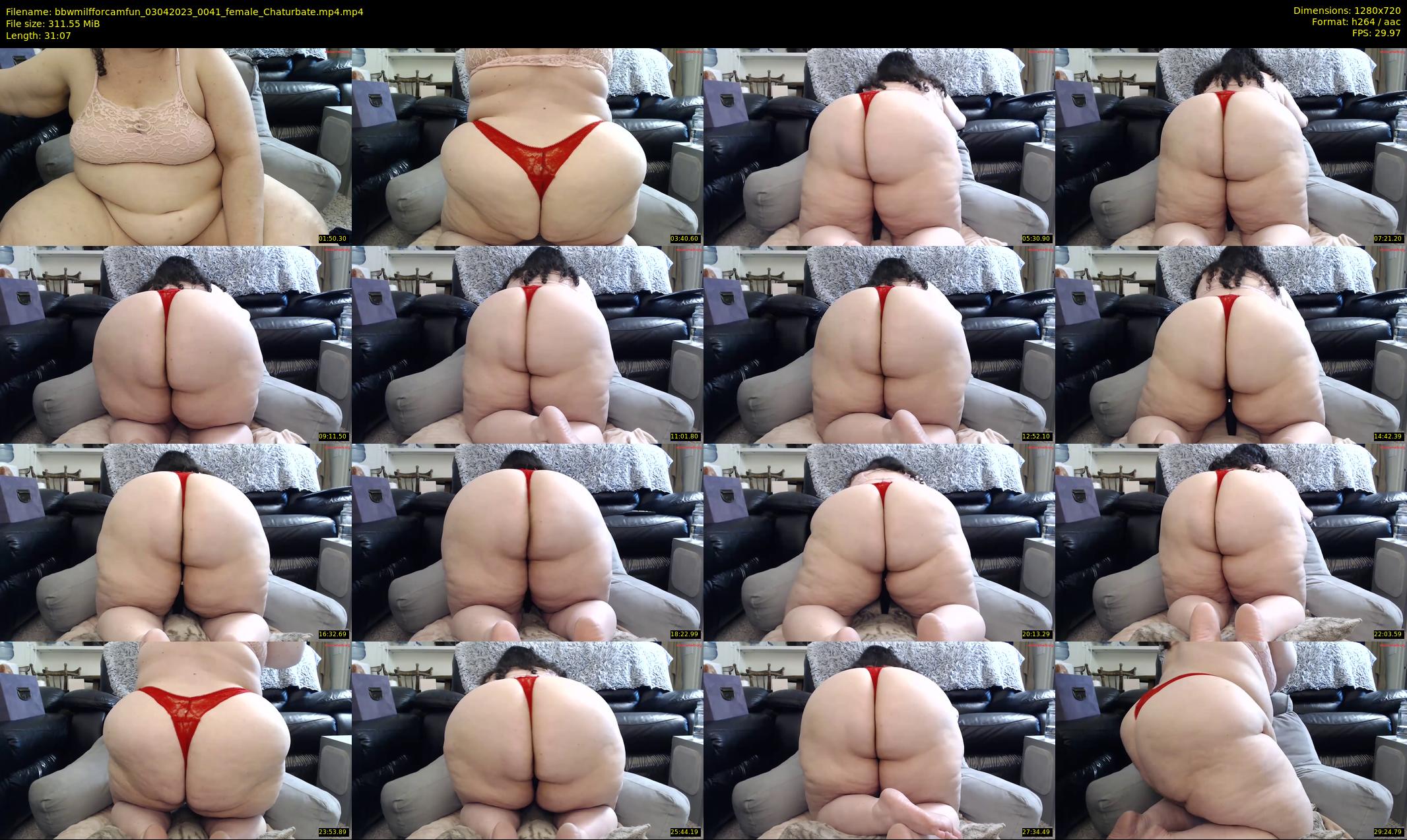 bbwmilfforcamfun — 32 minute Chaturbate female cam show recording, 720p, Apr 3, 2023