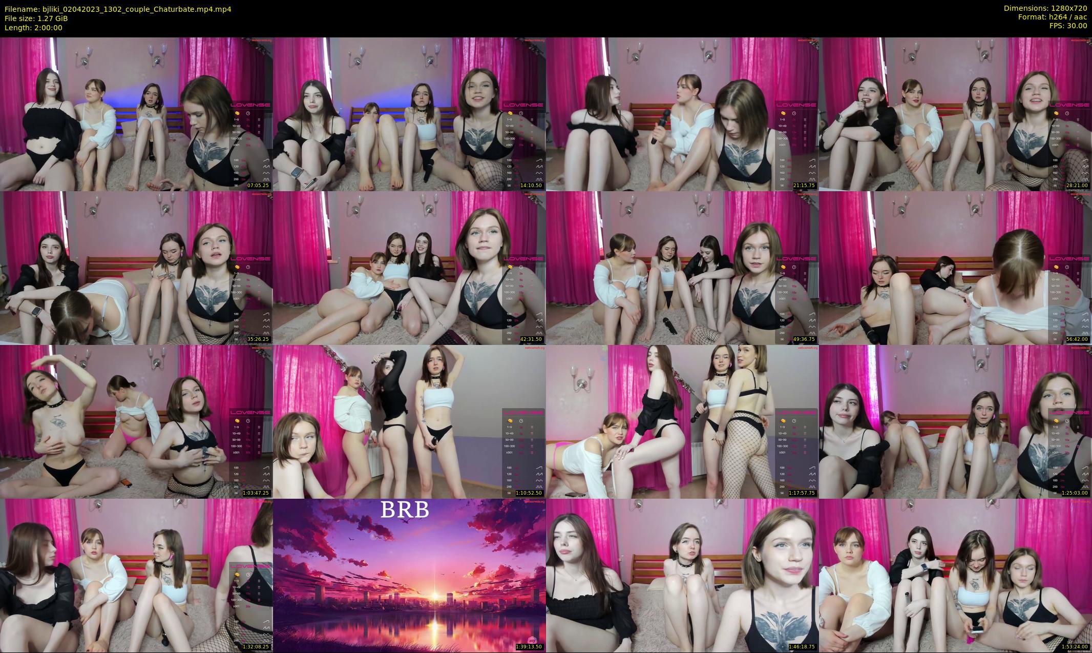 bjliki — 120 minute Chaturbate couple cam show recording, 720p, Apr 2, 2023