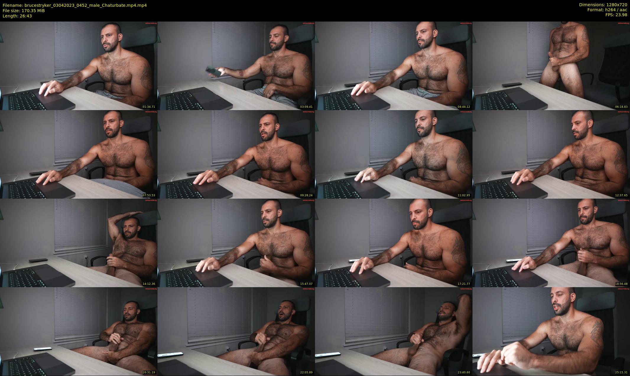 brucestryker — 27 minute Chaturbate male cam show recording, 720p, Apr 3, 2023