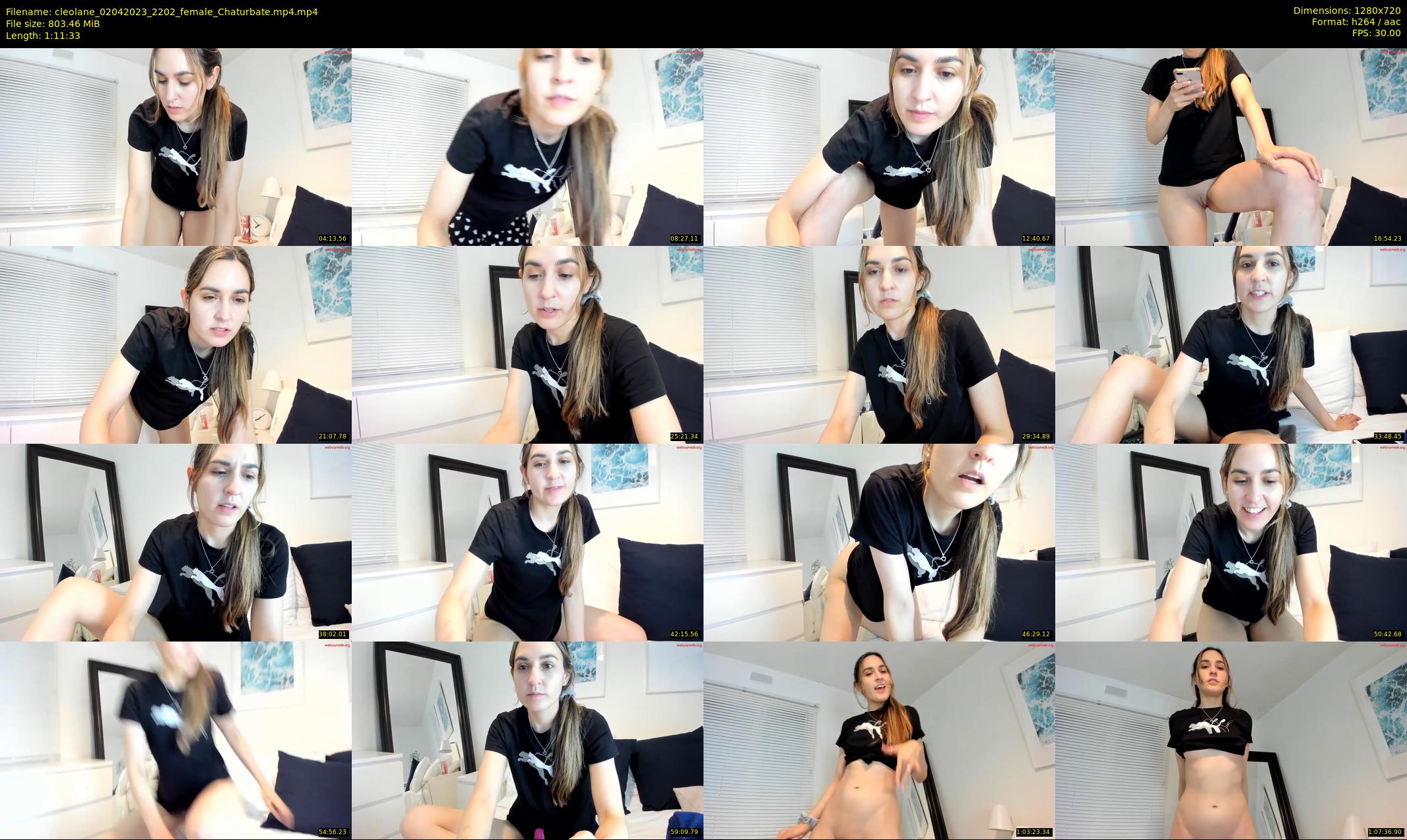 cleolane — 72 minute Chaturbate female cam show recording, 720p, Apr 2, 2023