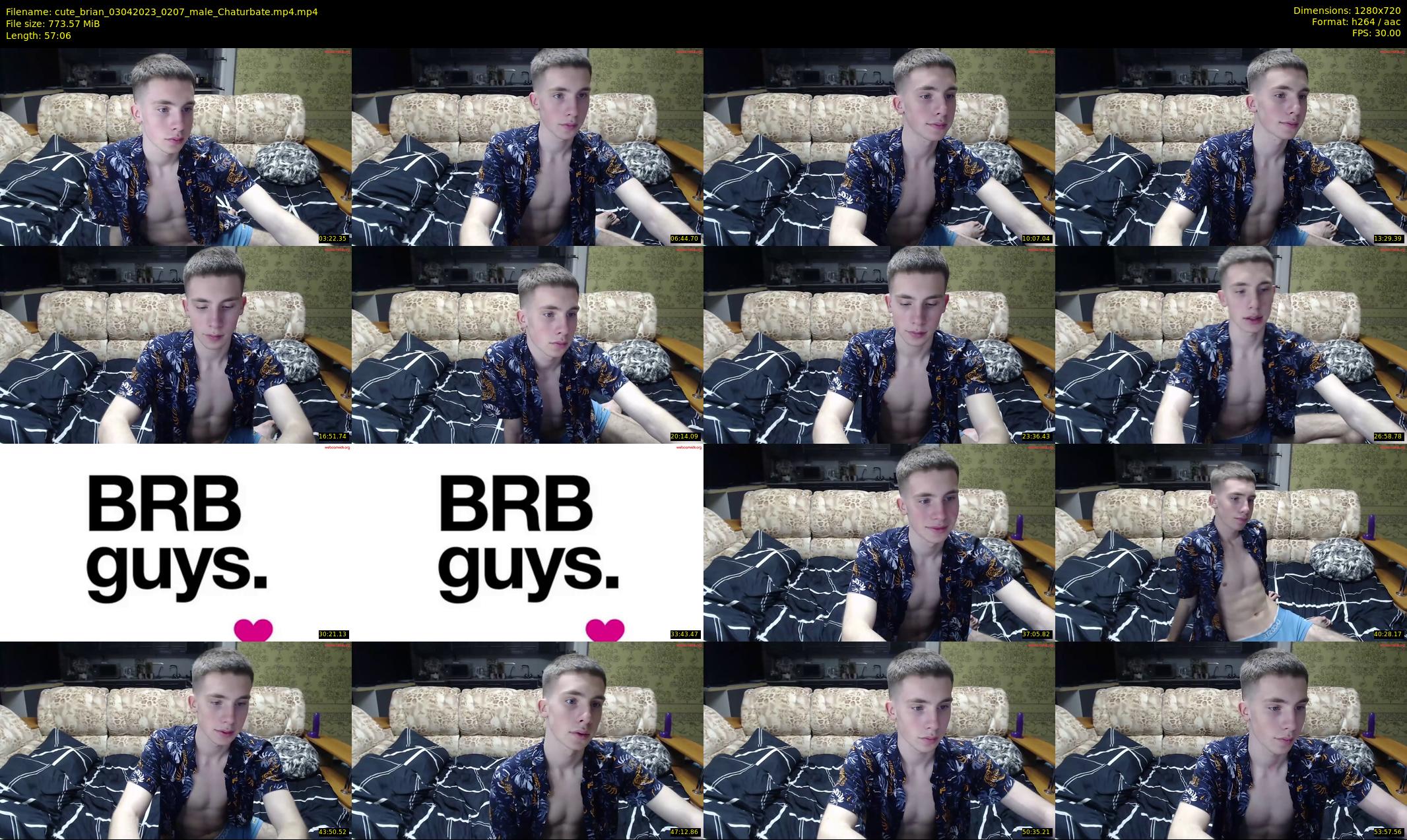 cute_brian — 58 minute Chaturbate male cam show recording, 720p, Apr 3, 2023