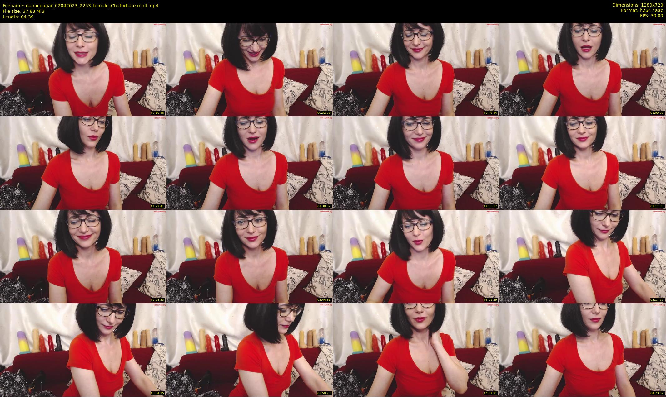 danacougar — 5 minute Chaturbate female cam show recording, 720p, Apr 2, 2023