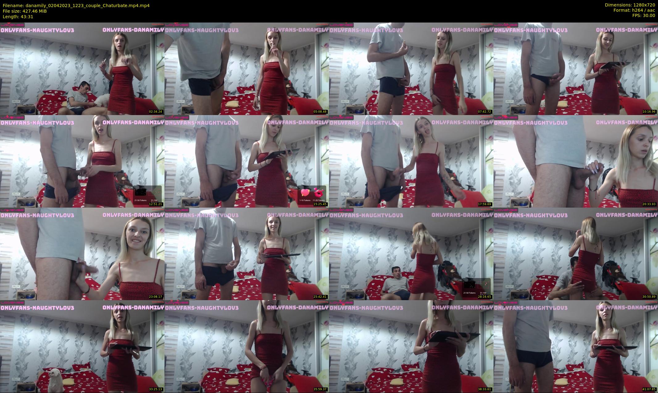 danamily — 44 minute Chaturbate female cam show recording, 720p, Apr 2, 2023