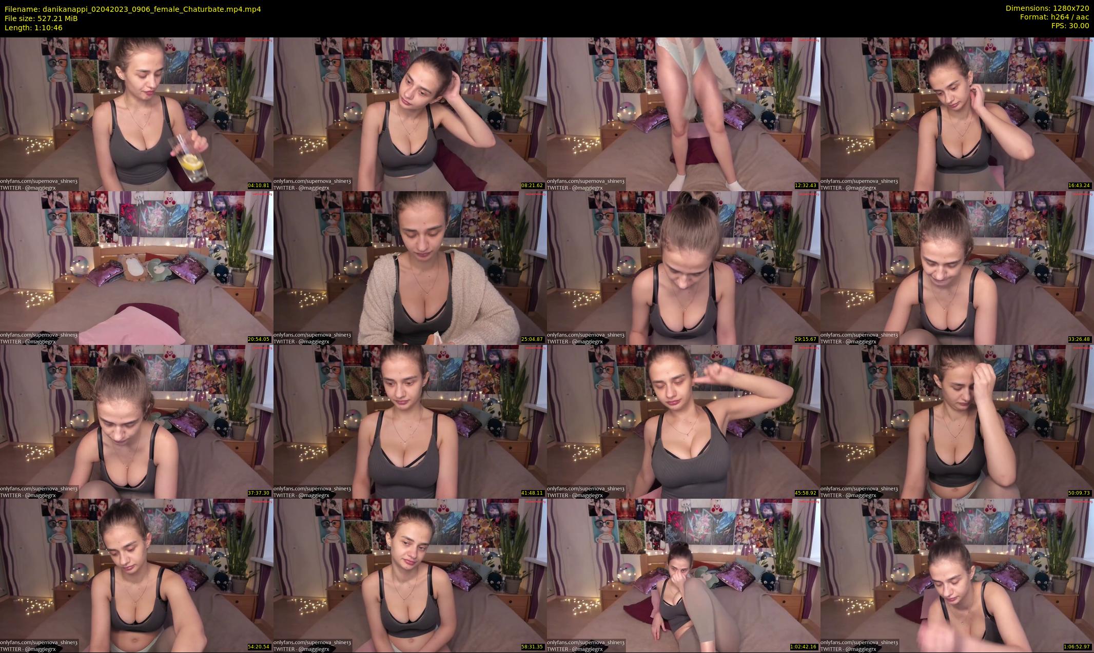 danikanappi — 71 minute Chaturbate female cam show recording, 720p, Apr 2, 2023