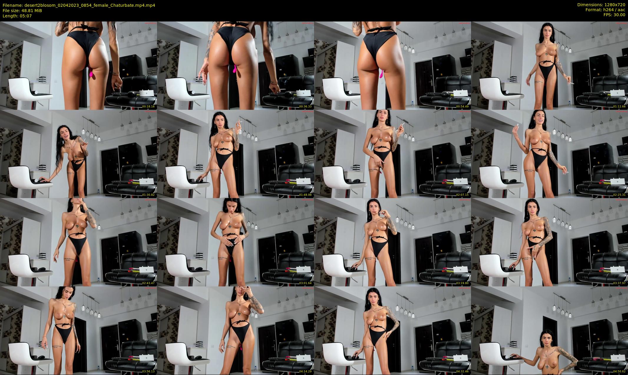 desert2blosom — 6 minute Chaturbate female cam show recording, 720p, Apr 2, 2023