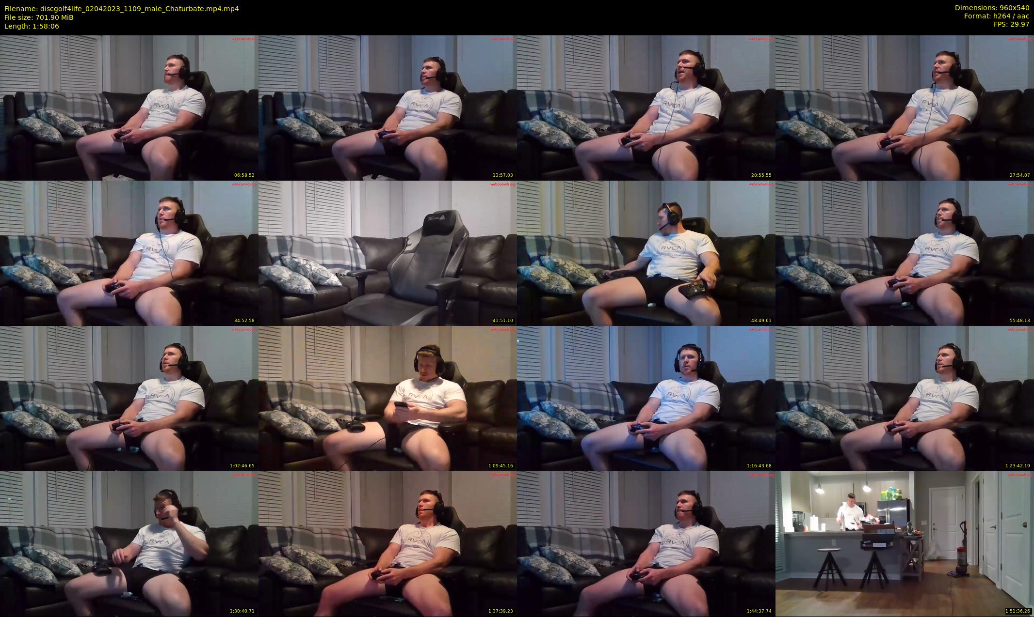 discgolf4life — 119 minute Chaturbate male cam show recording, 480p, Apr 2, 2023