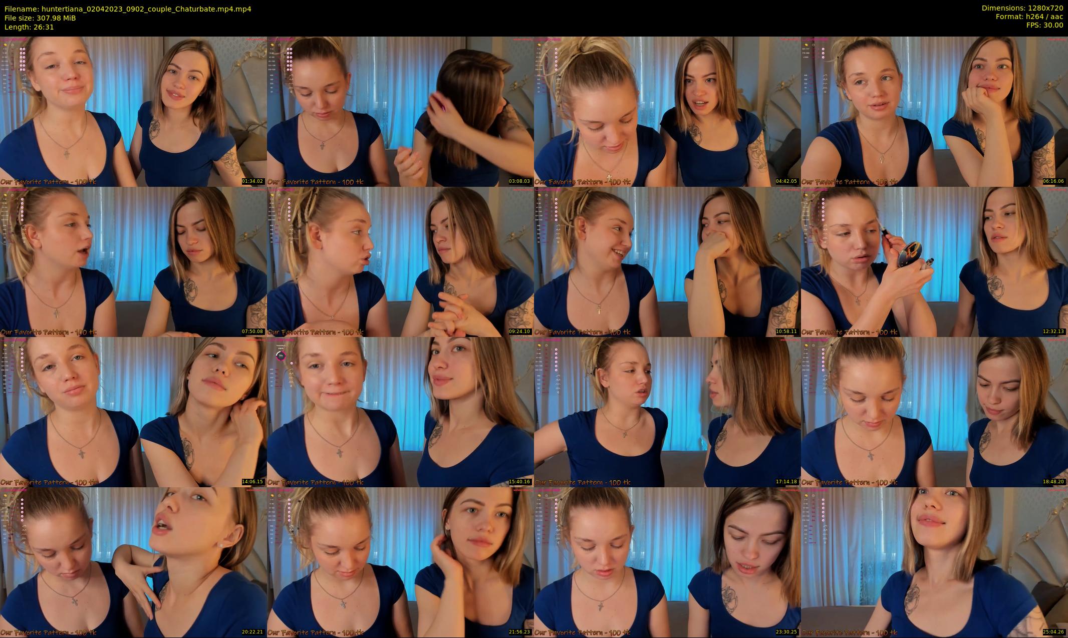 huntertiana — 27 minute Chaturbate female cam show recording, 720p, Apr 2, 2023