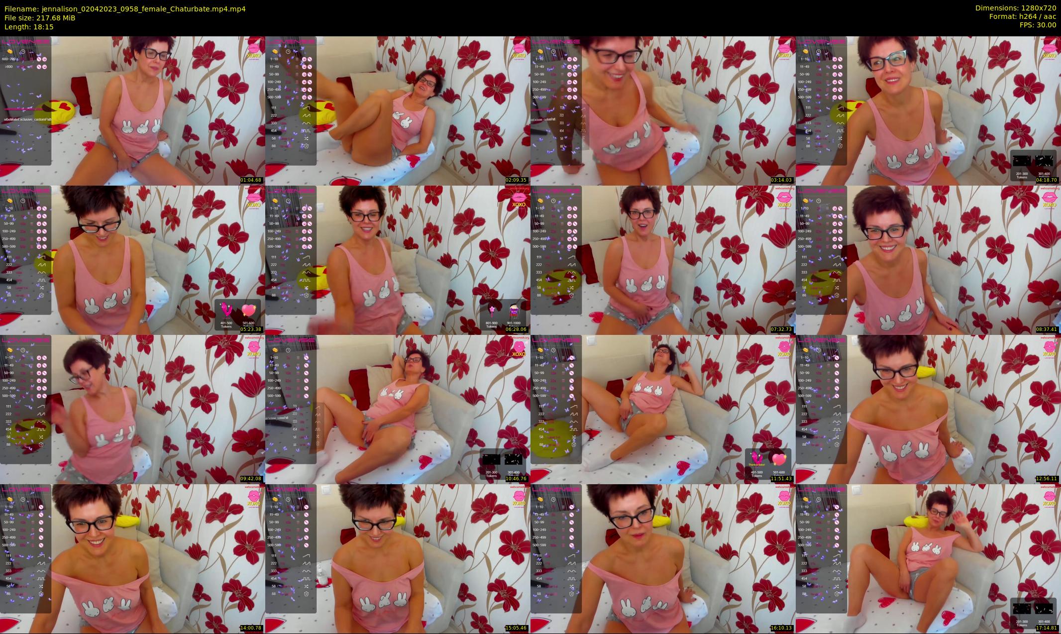 jennalison — 19 minute Chaturbate female cam show recording, 720p, Apr 2, 2023