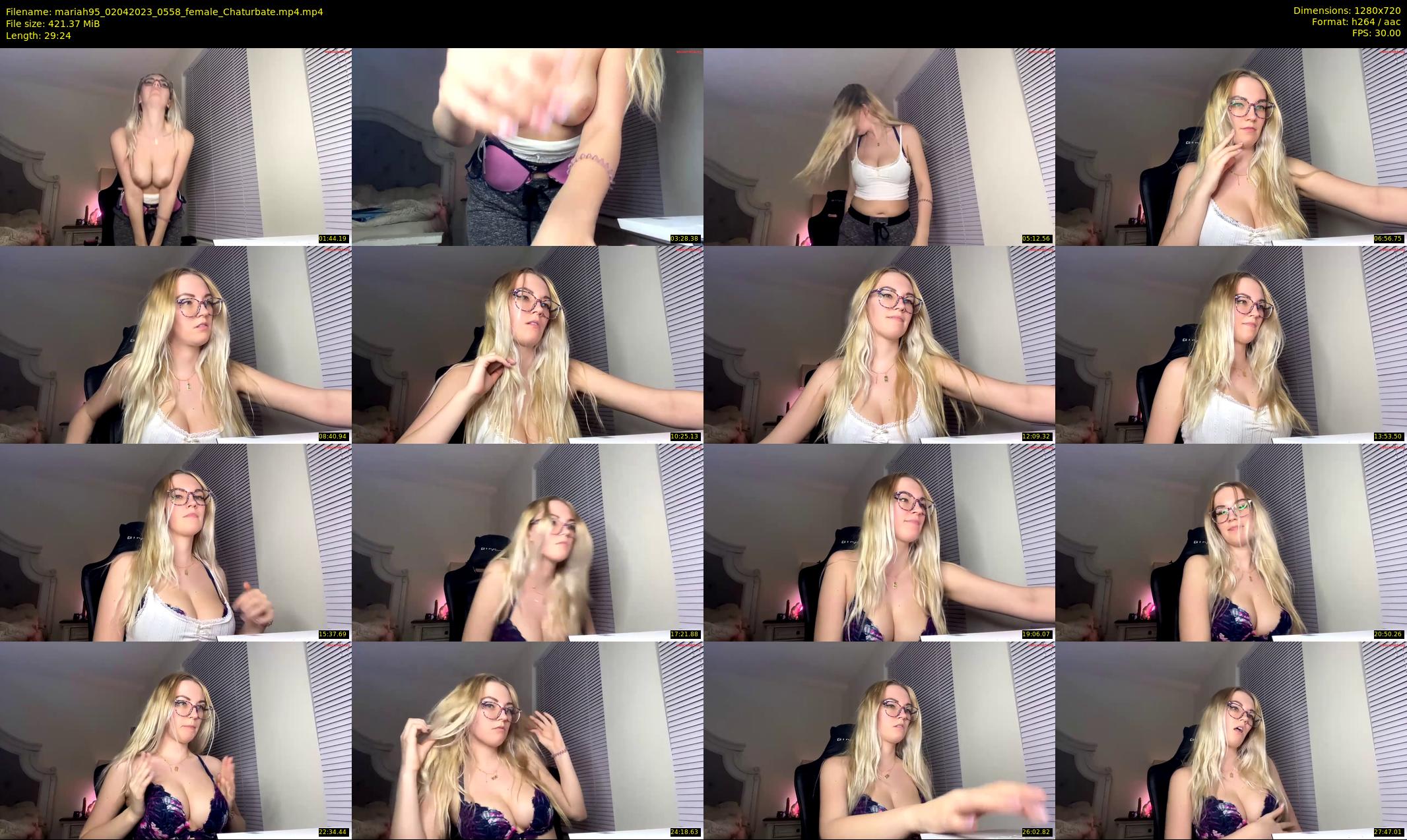mariah95 — 30 minute Chaturbate female cam show recording, 720p, Apr 2, 2023