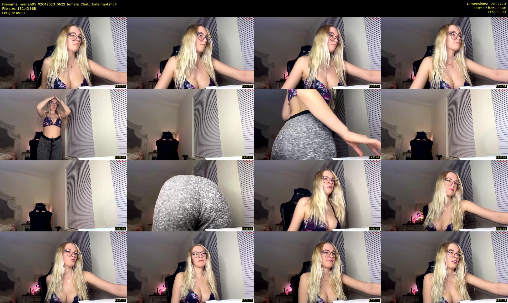 mariah95 — 10 minute Chaturbate female cam show recording, 720p, Apr 2, 2023