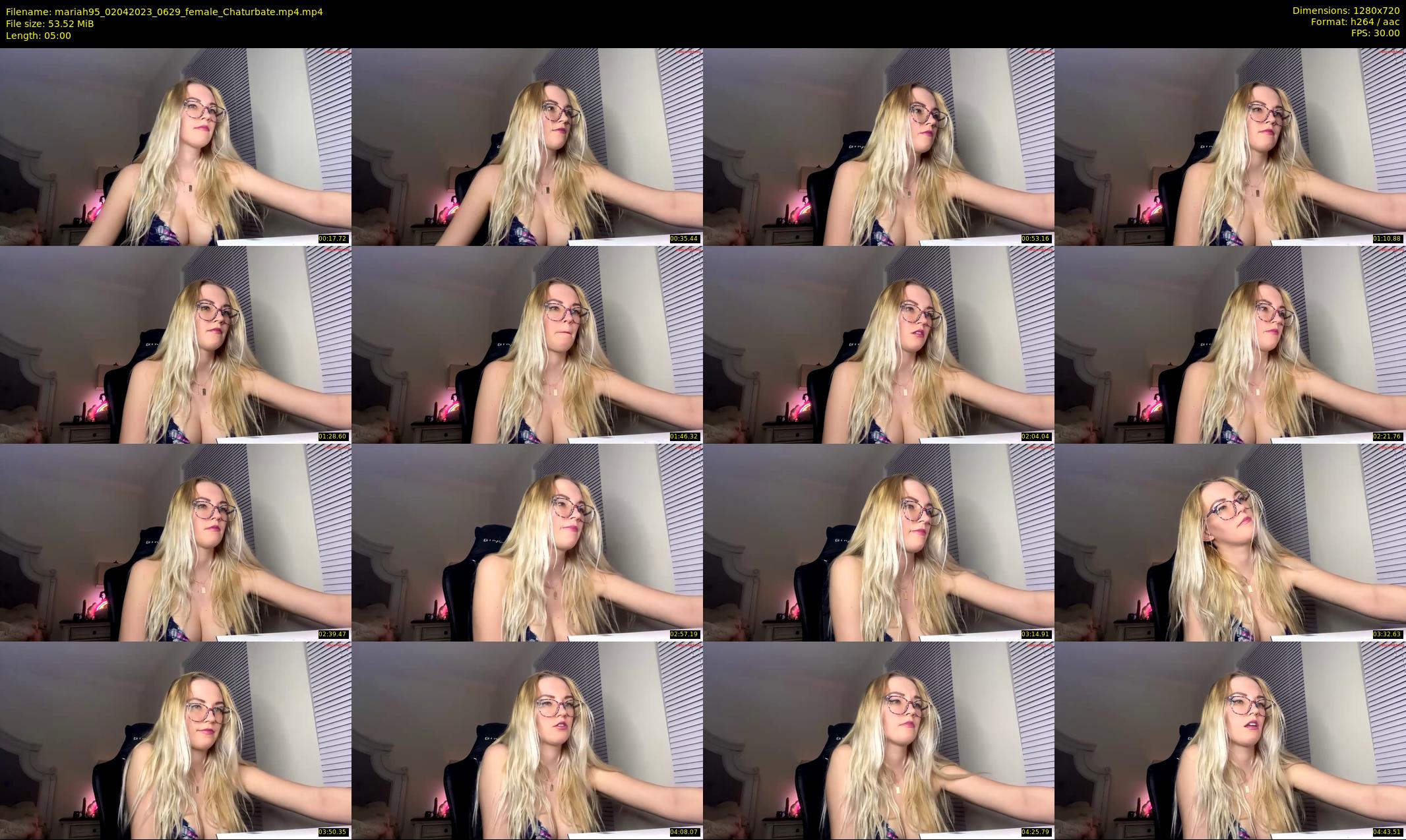 mariah95 — 5 minute Chaturbate female cam show recording, 720p, Apr 2, 2023