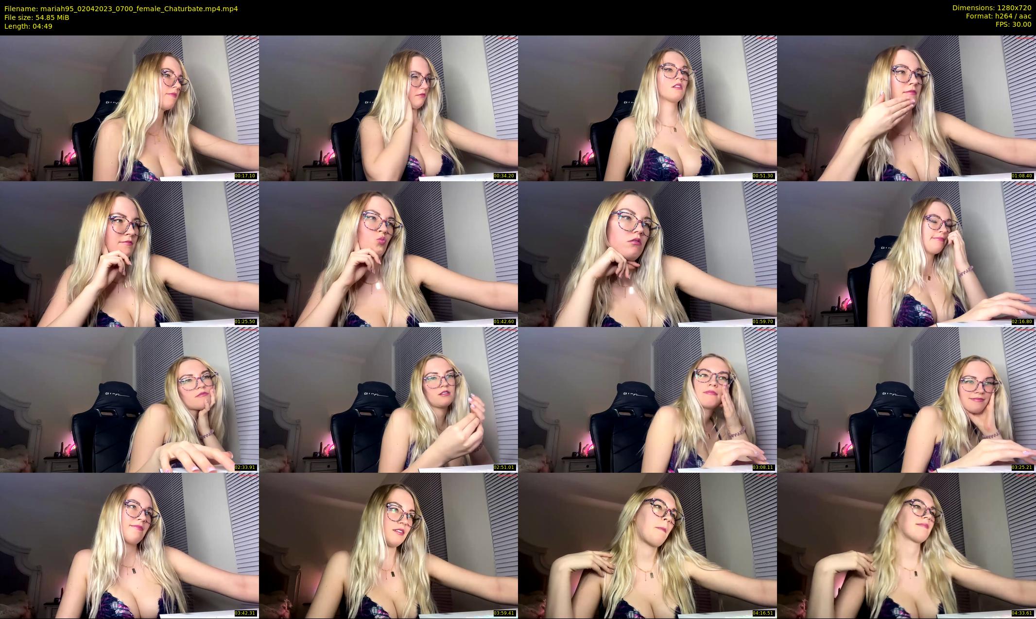 mariah95 — 5 minute Chaturbate female cam show recording, 720p, Apr 2, 2023