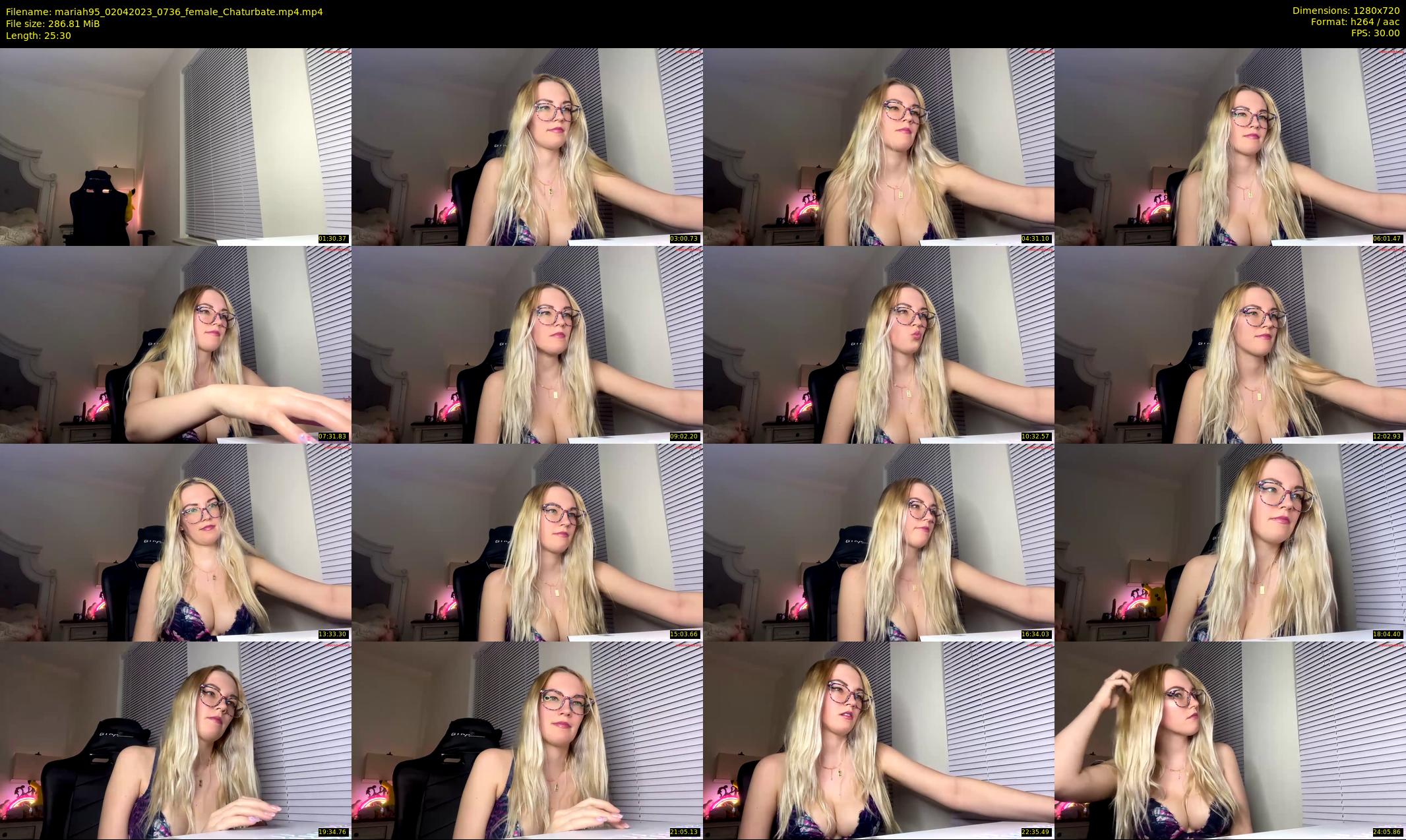 mariah95 — 26 minute Chaturbate female cam show recording, 720p, Apr 2, 2023