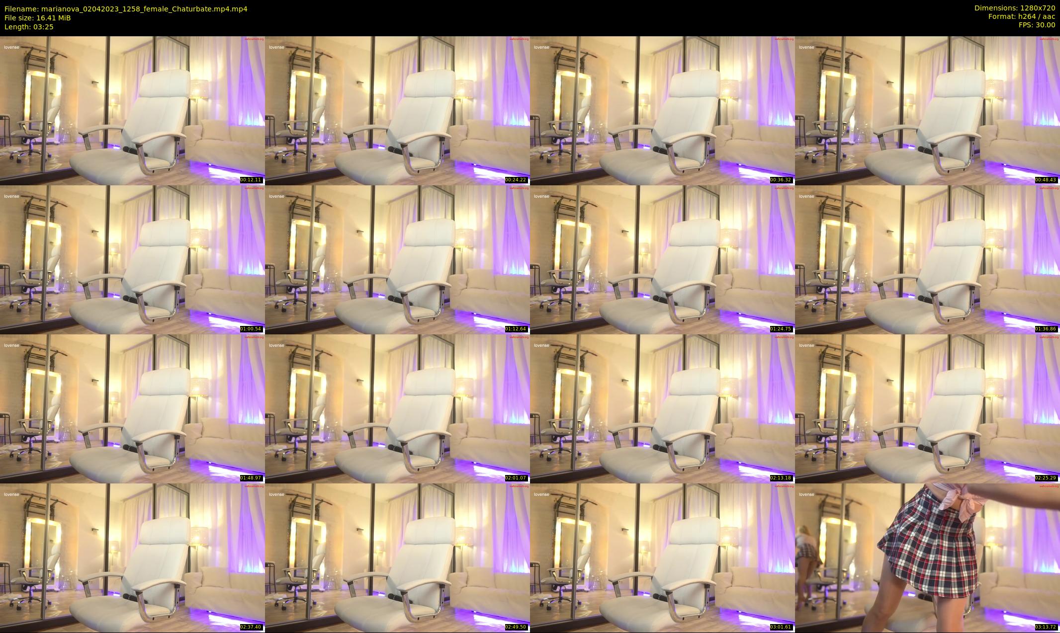 marianova — 4 minute Chaturbate female cam show recording, 720p, Apr 2, 2023