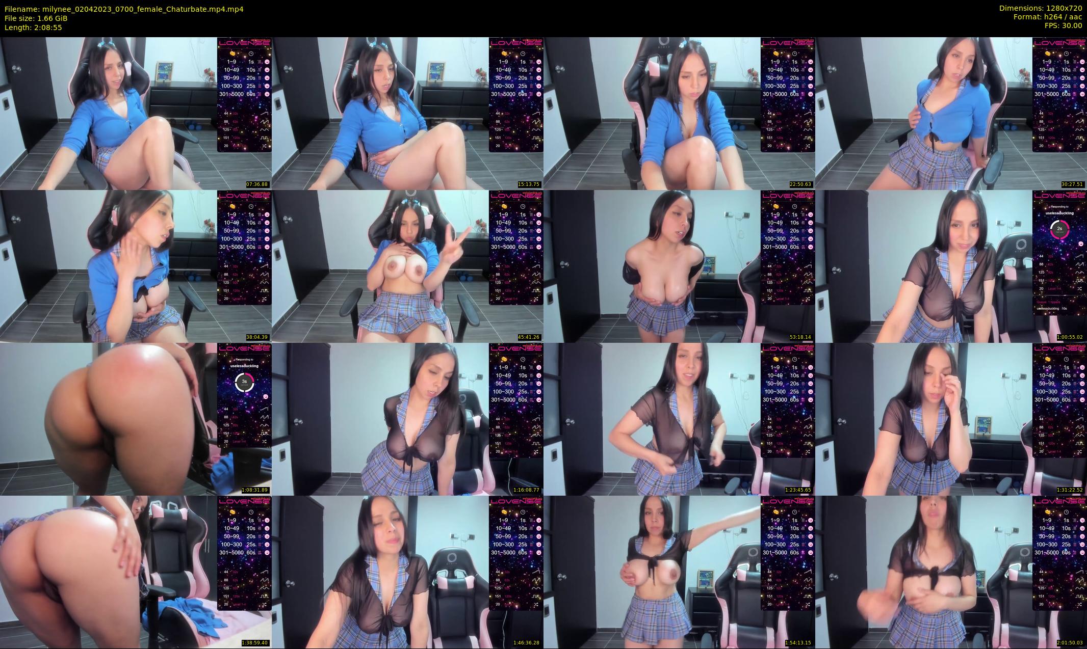 milynee — 129 minute Chaturbate female cam show recording, 720p, Apr 2, 2023