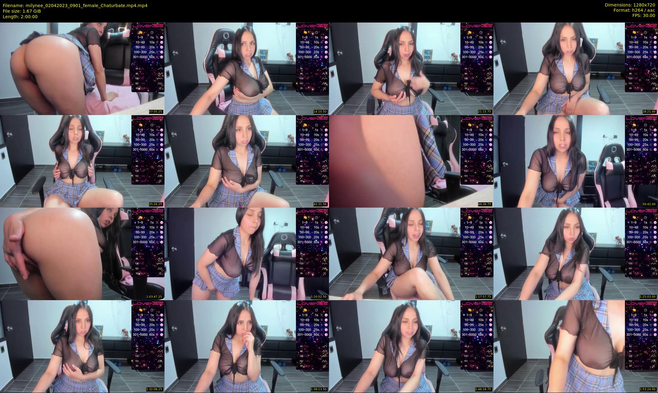 milynee — 120 minute Chaturbate female cam show recording, 720p, Apr 2, 2023