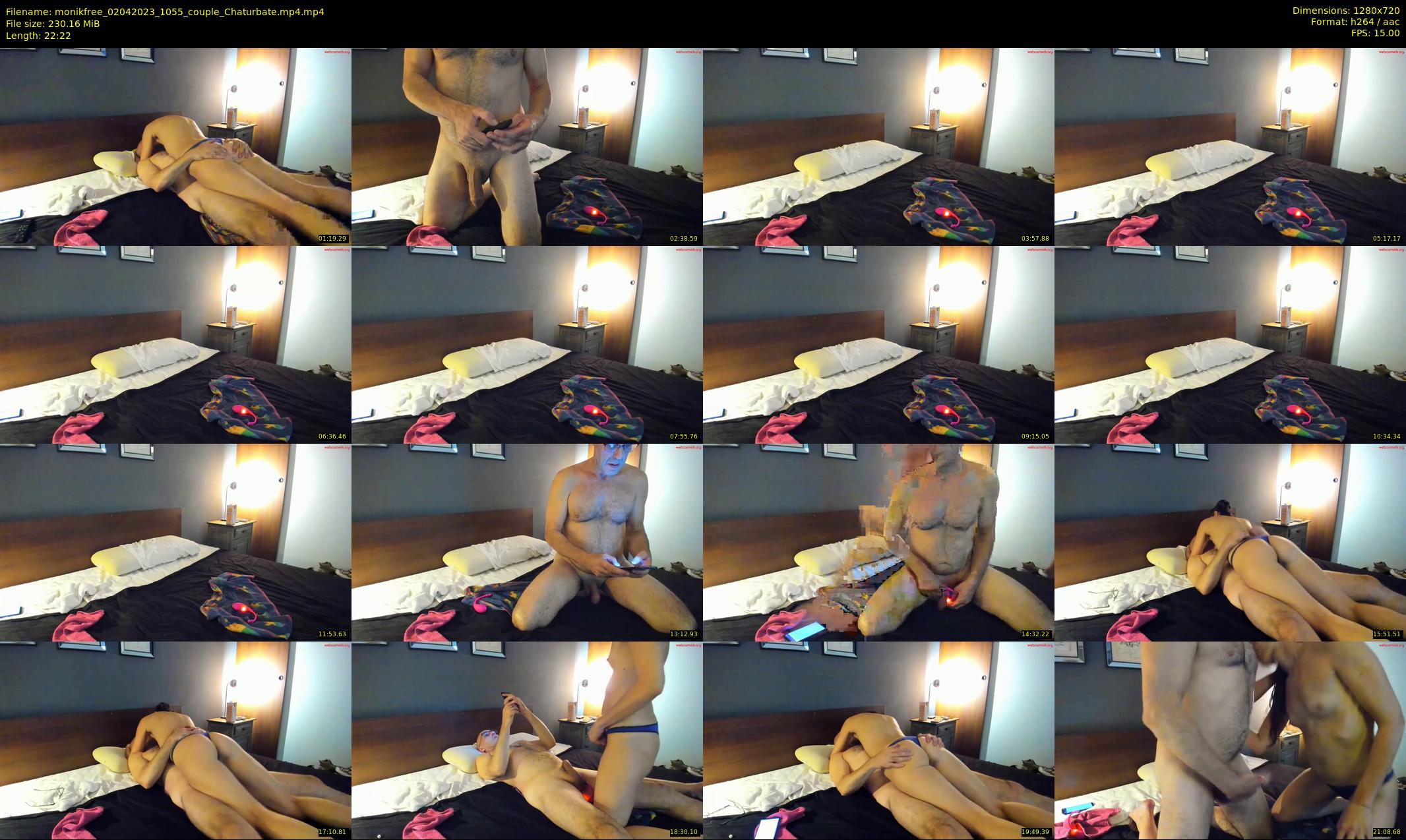 monikfree — 23 minute Chaturbate couple cam show recording, 720p, Apr 2, 2023